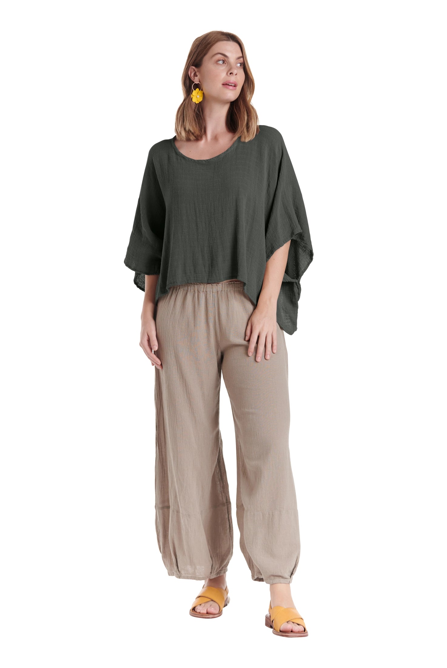 Havana Cotton Gauze Blouse-Oh My Gauze