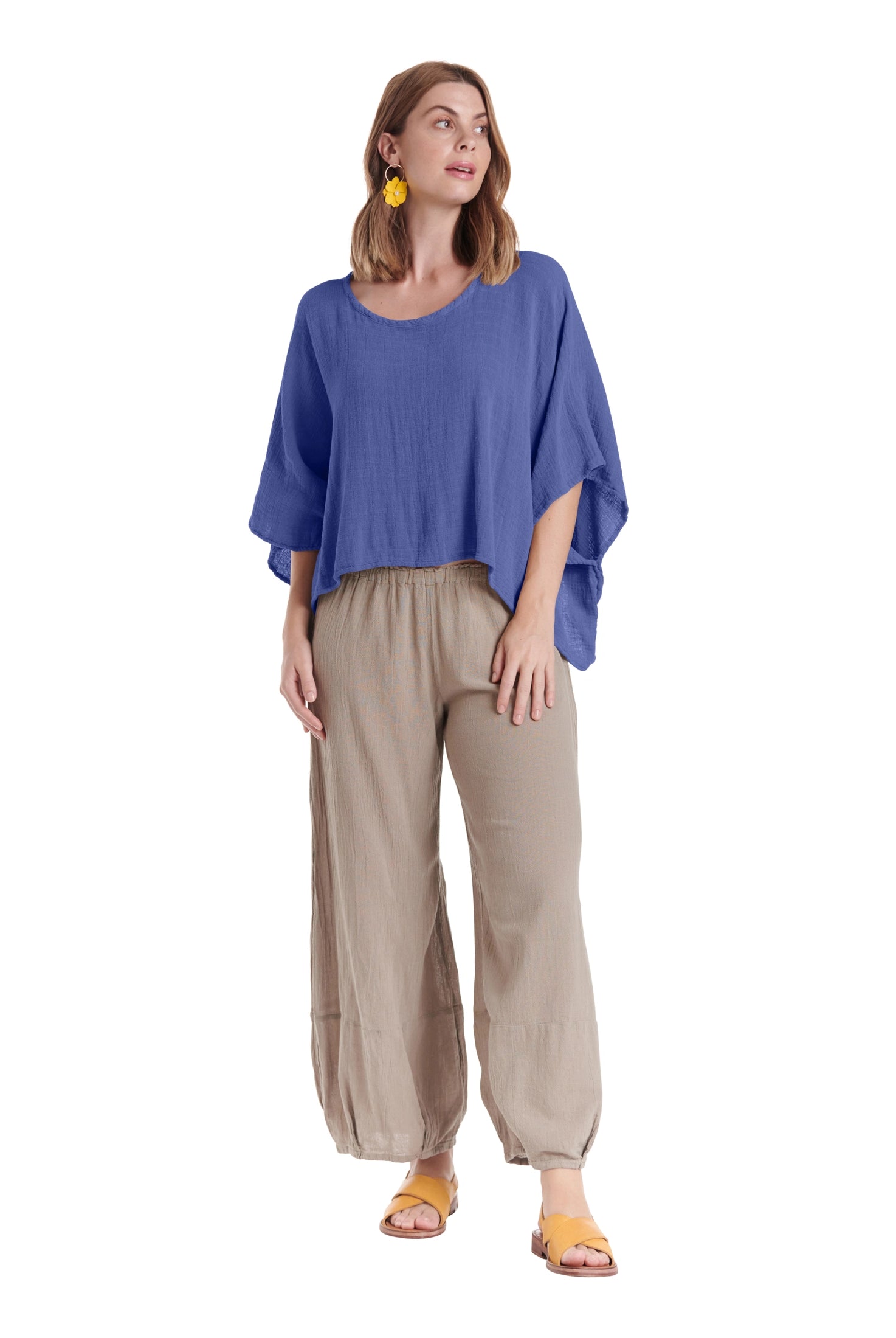 Havana Cotton Gauze Blouse-Oh My Gauze
