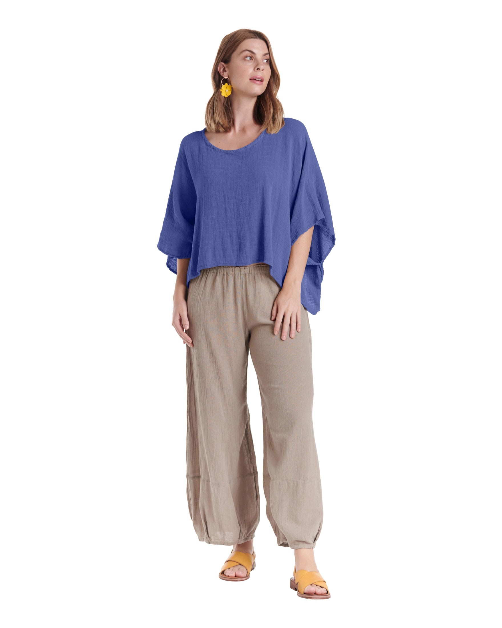 Havana Cotton Gauze Blouse-Oh My Gauze