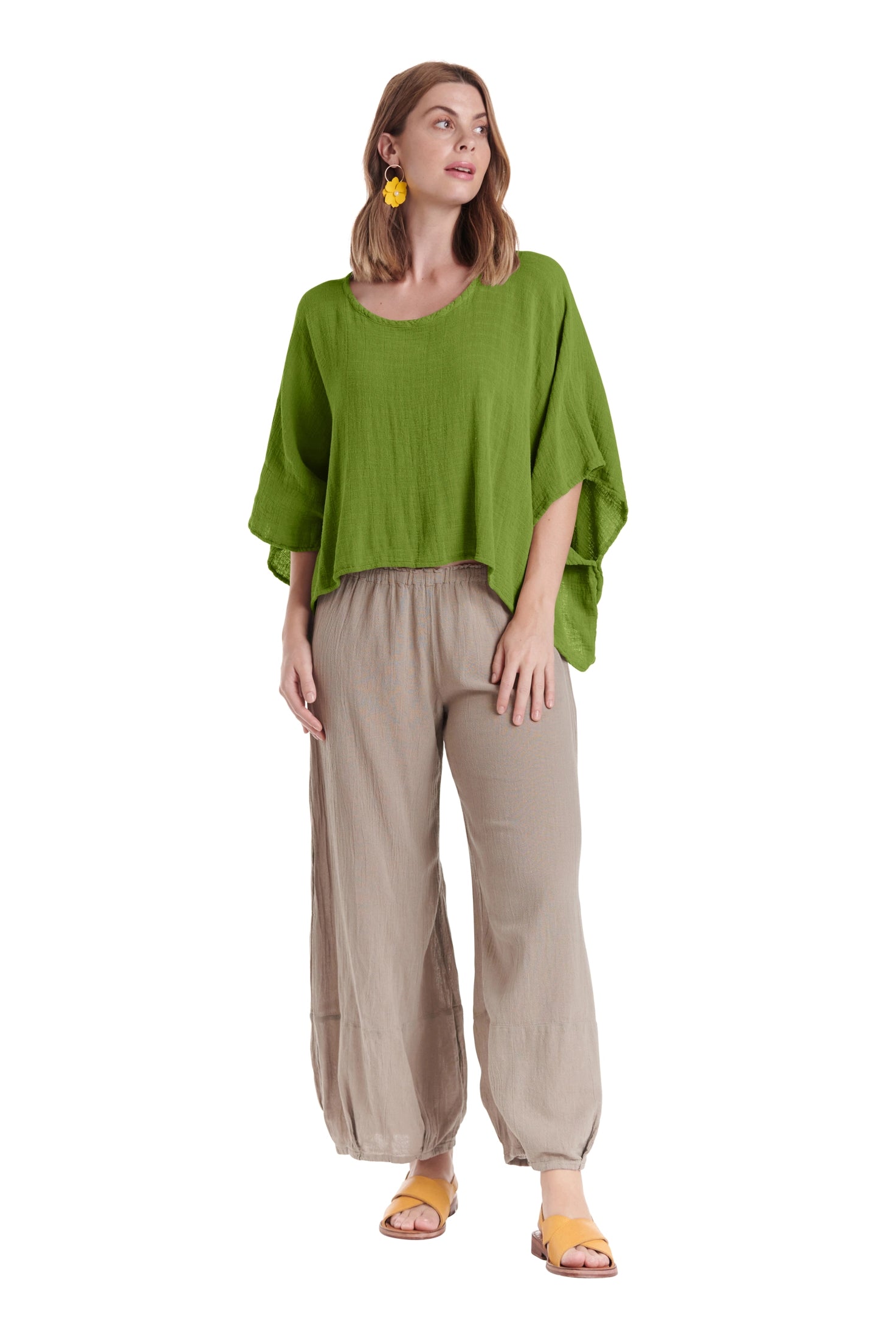 Havana Cotton Gauze Blouse-Oh My Gauze
