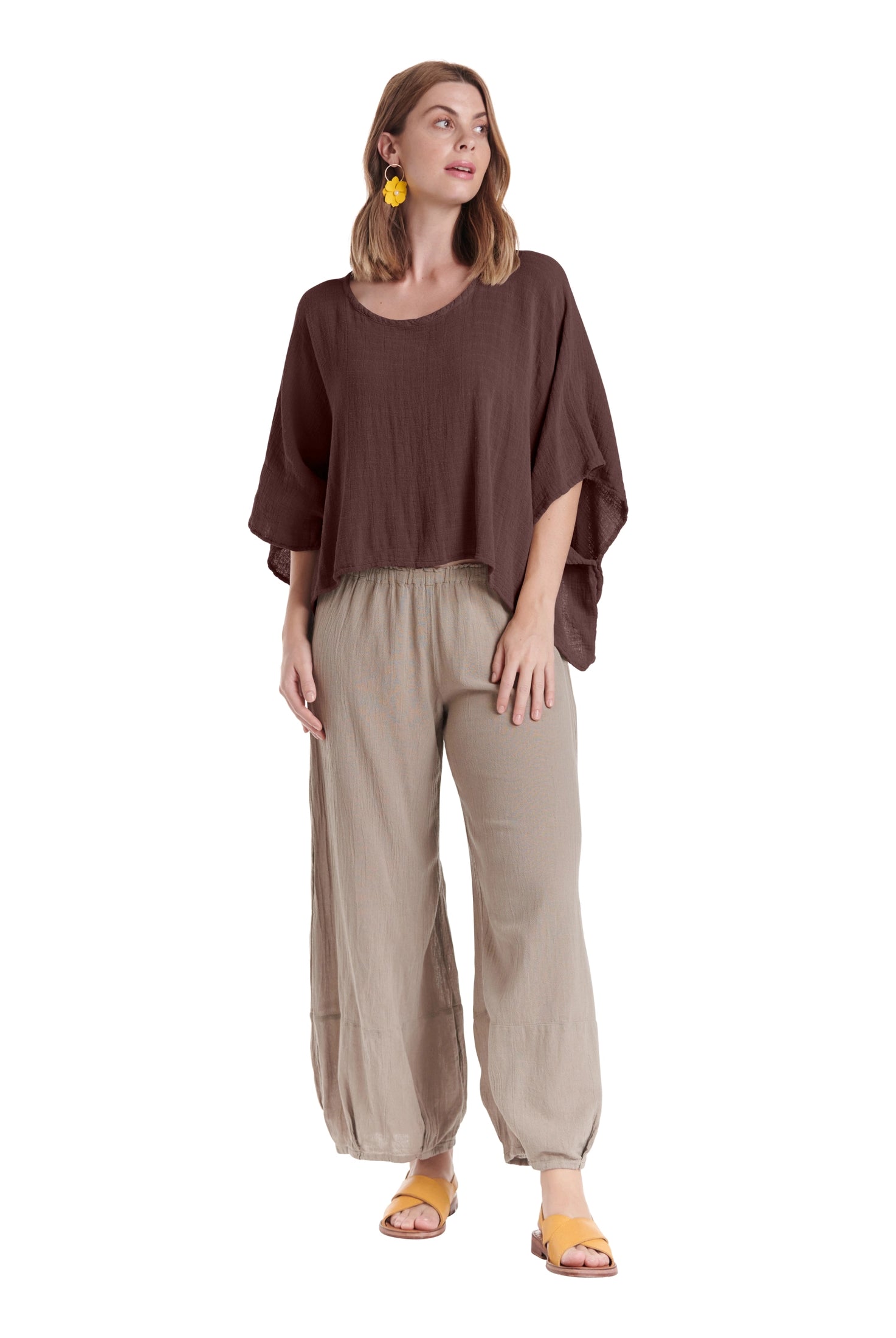 Havana Cotton Gauze Blouse-Oh My Gauze