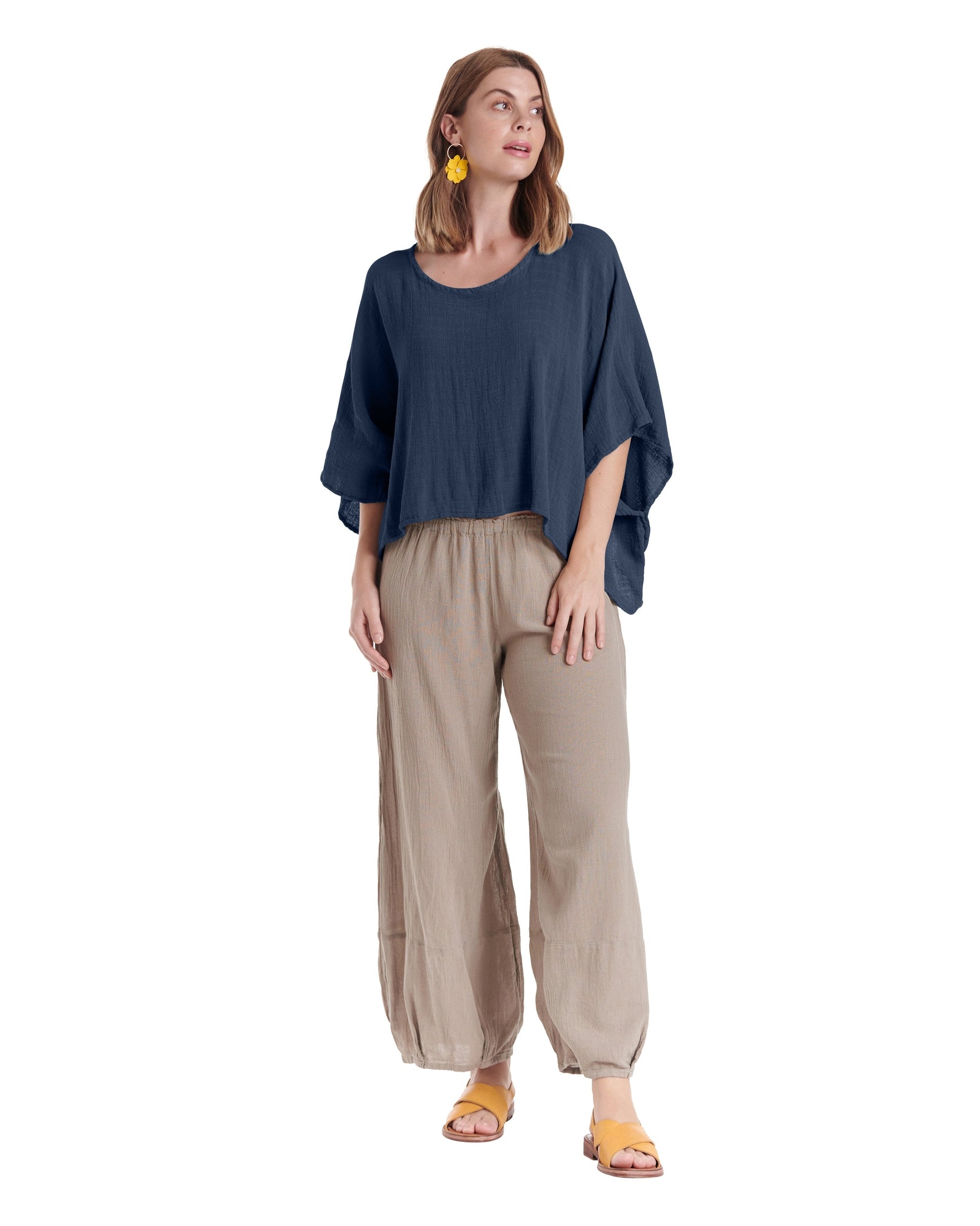 Havana Cotton Gauze Blouse-Oh My Gauze