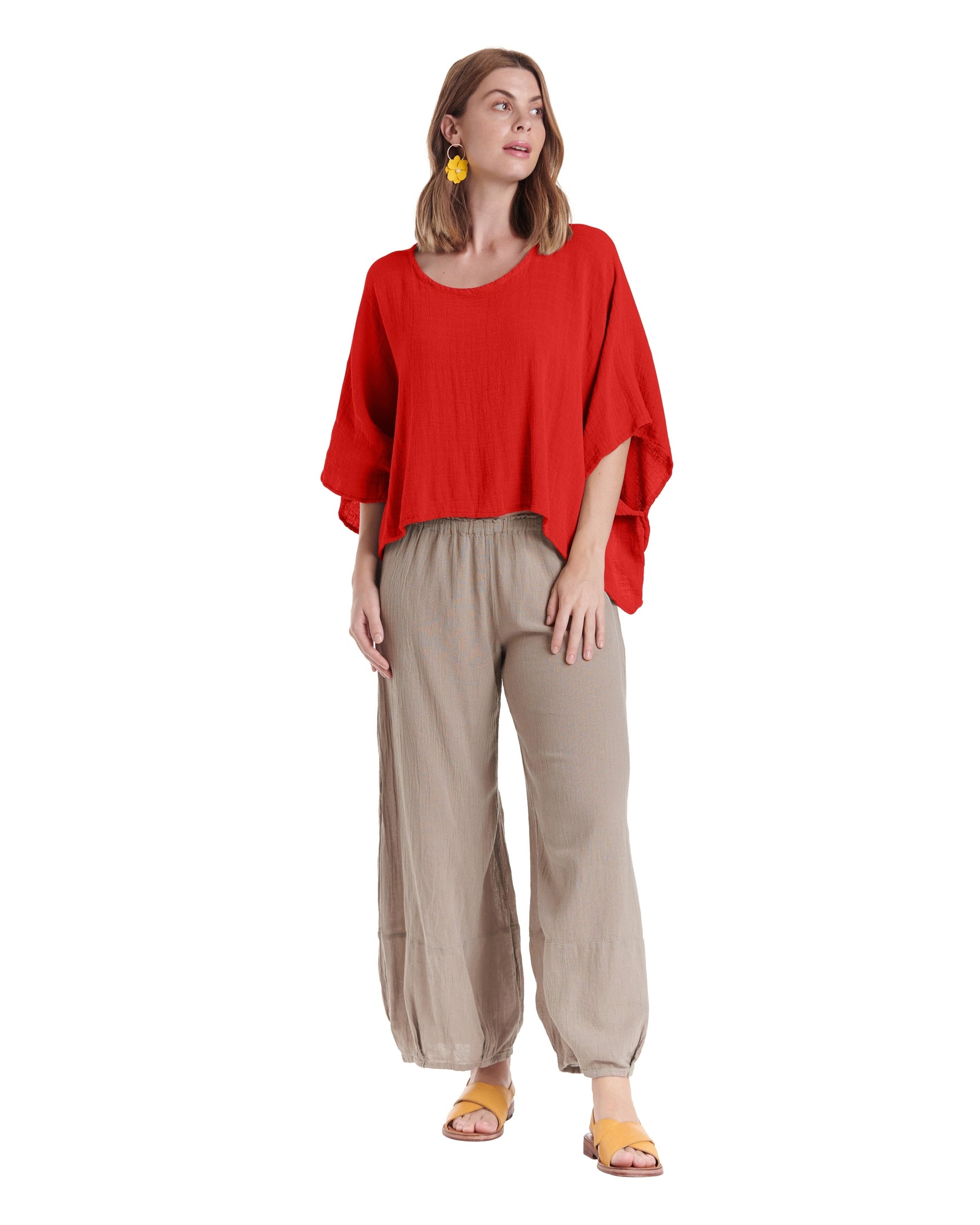 Havana Cotton Gauze Blouse-Oh My Gauze