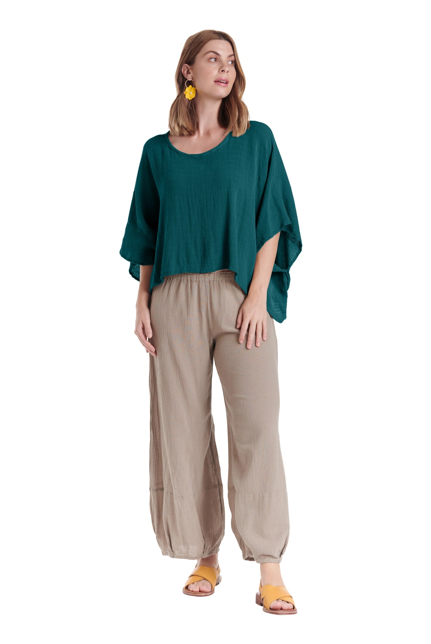 Havana Cotton Gauze Blouse-Oh My Gauze