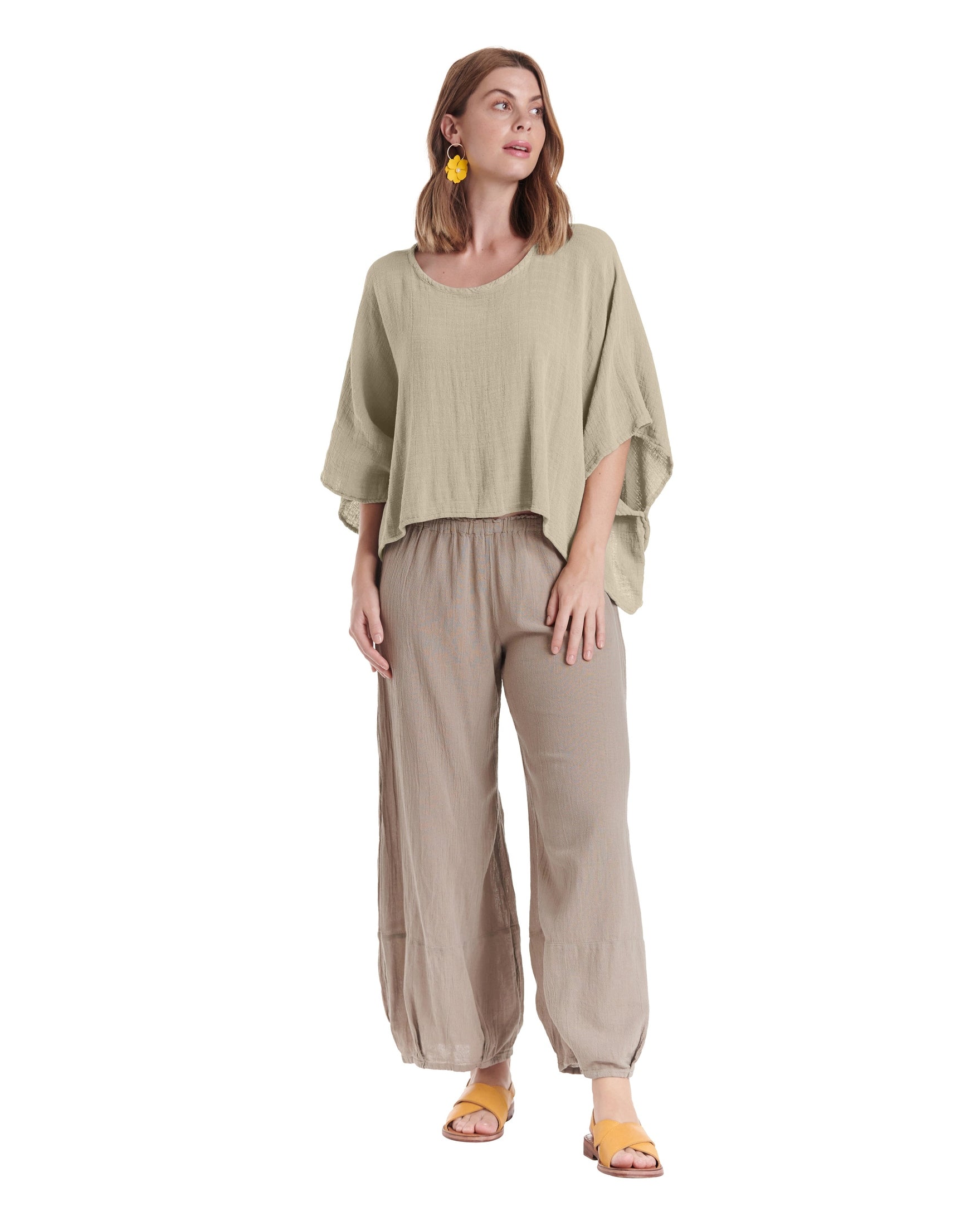 Havana Cotton Gauze Blouse-Oh My Gauze