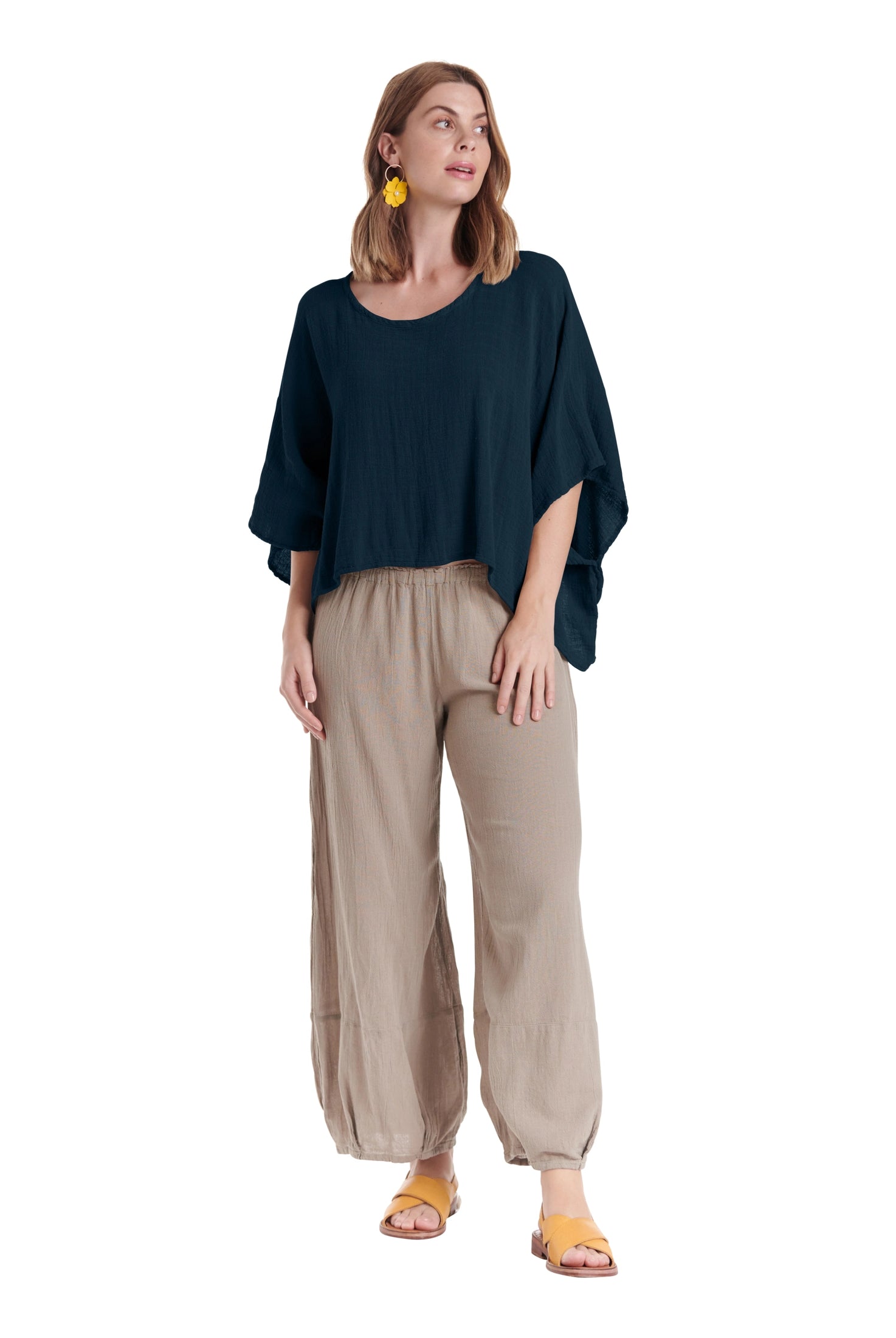 Havana Cotton Gauze Blouse-Oh My Gauze