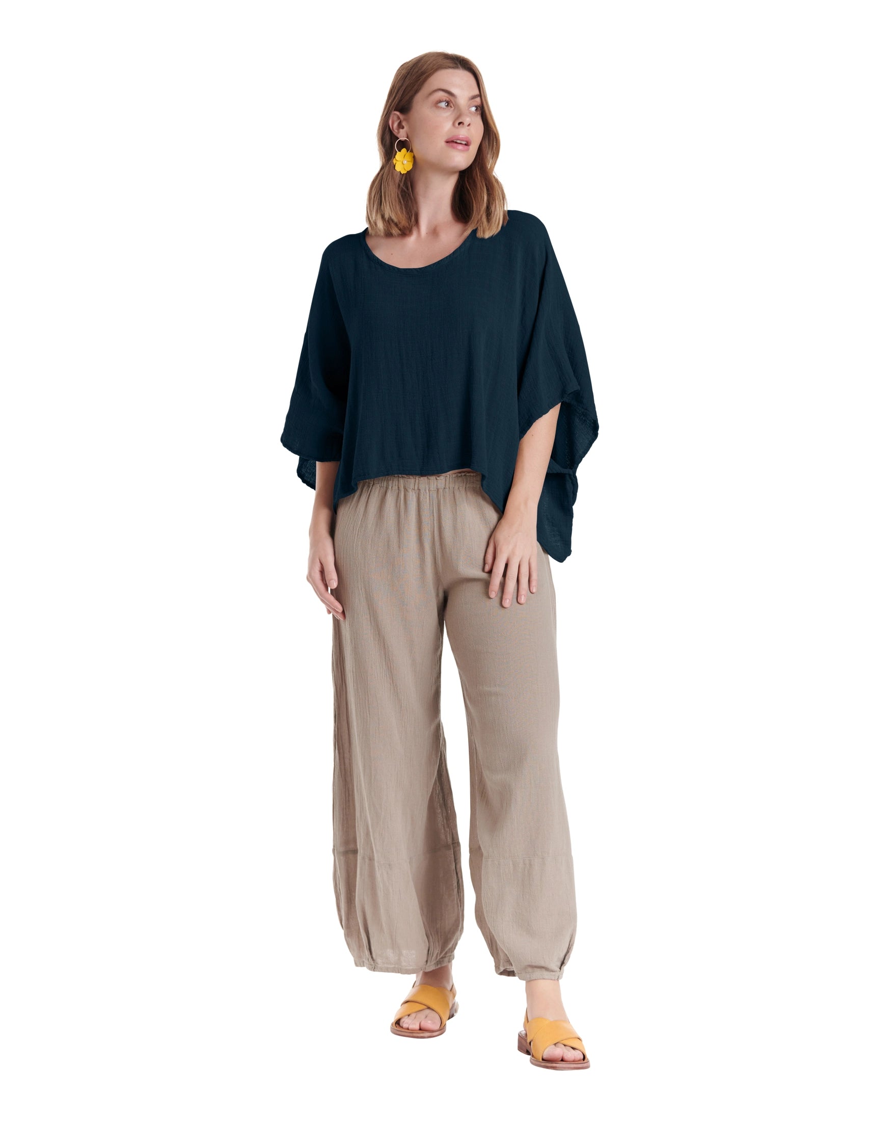 Havana Cotton Gauze Blouse-Oh My Gauze