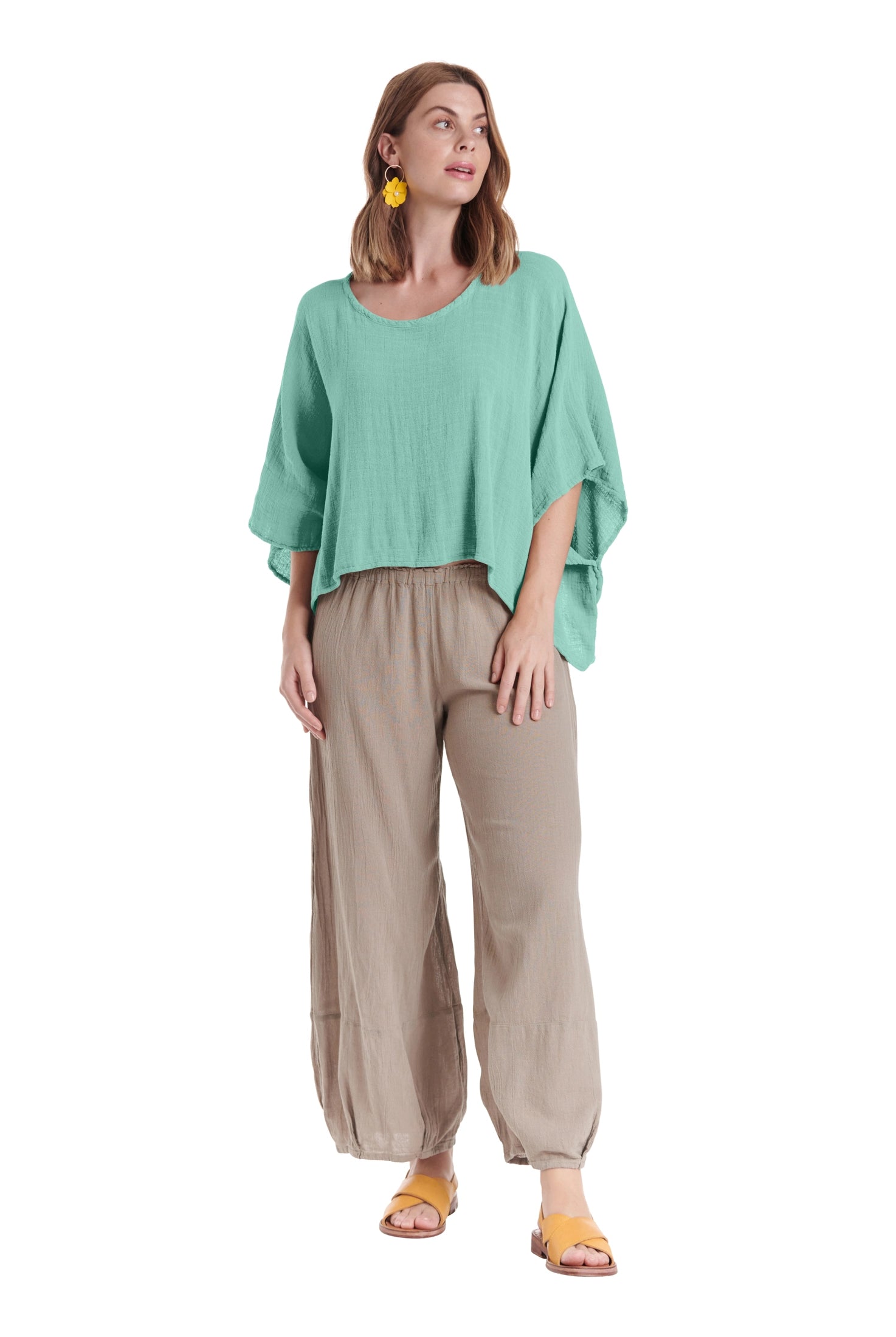 Havana Cotton Gauze Blouse-Oh My Gauze