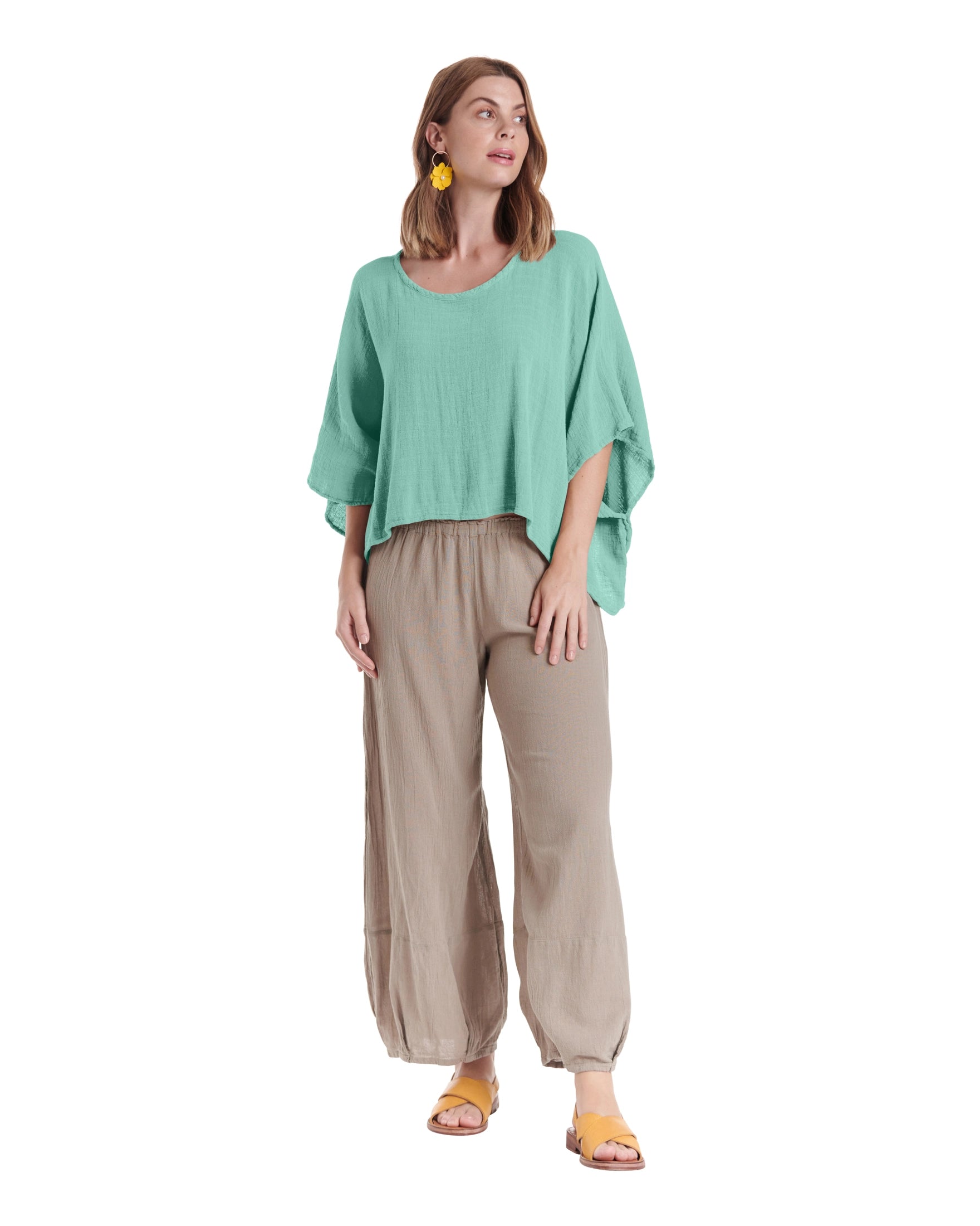 Havana Cotton Gauze Blouse-Oh My Gauze
