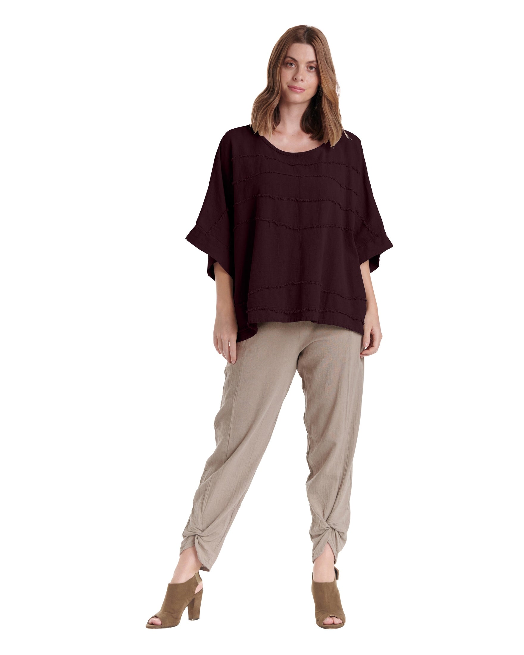 Horizon Cotton Gauze Blouse-Oh My Gauze