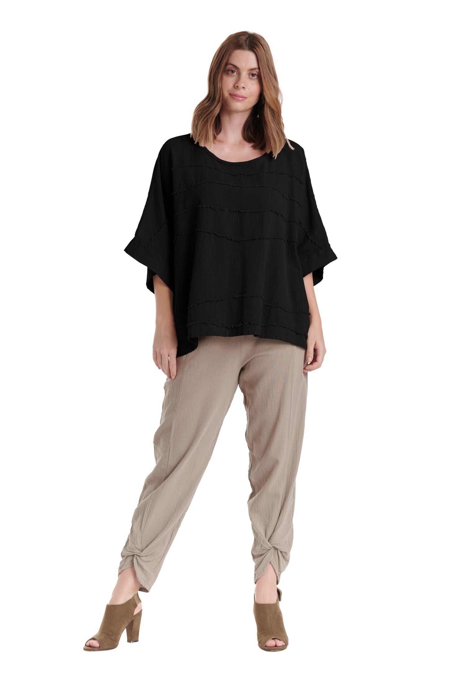 Horizon Cotton Gauze Blouse-Oh My Gauze