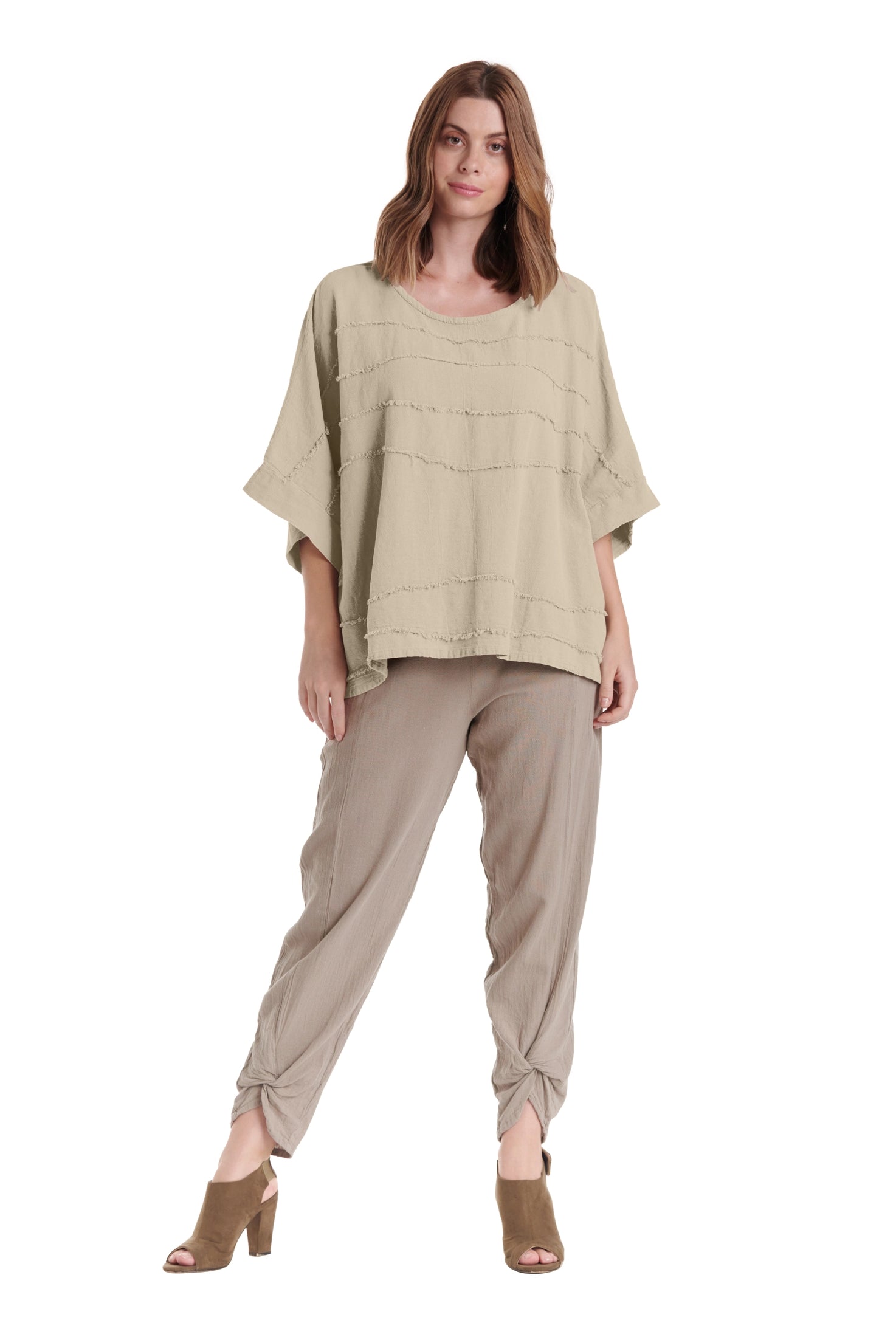 Horizon Cotton Gauze Blouse-Oh My Gauze