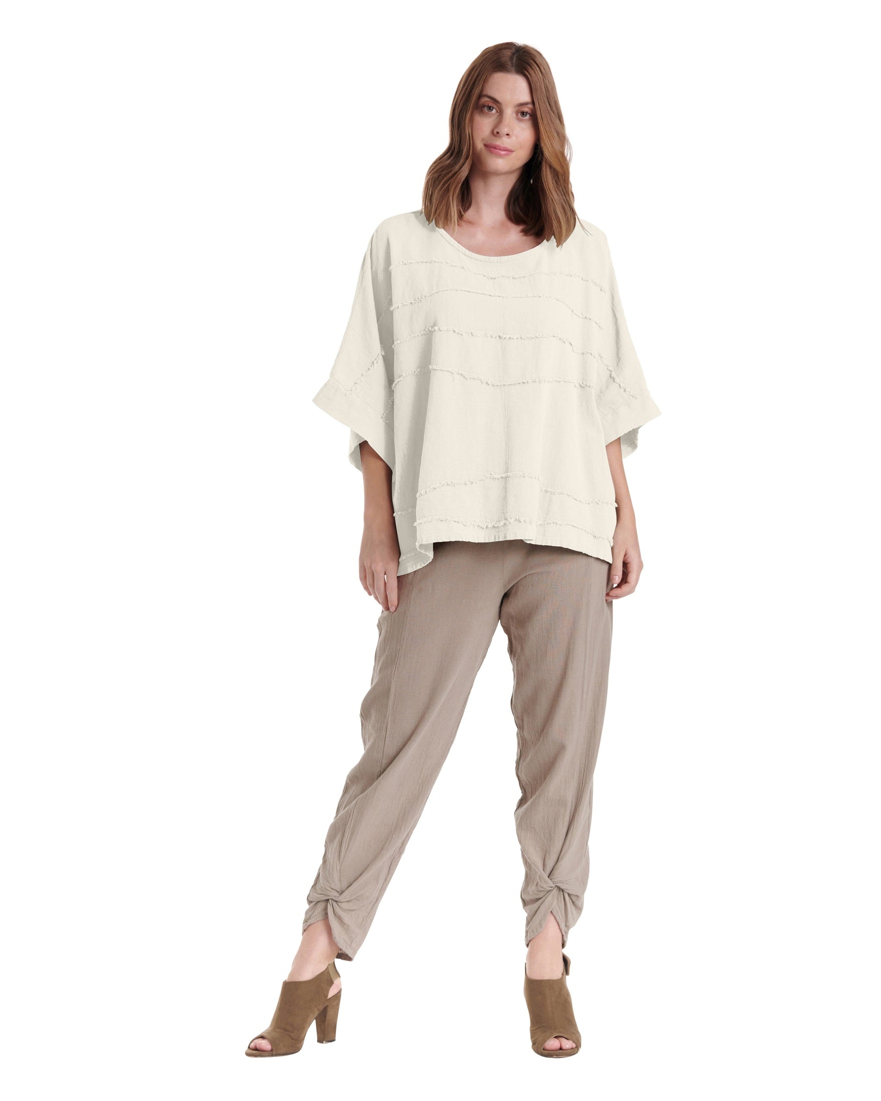 Horizon Cotton Gauze Blouse-Oh My Gauze