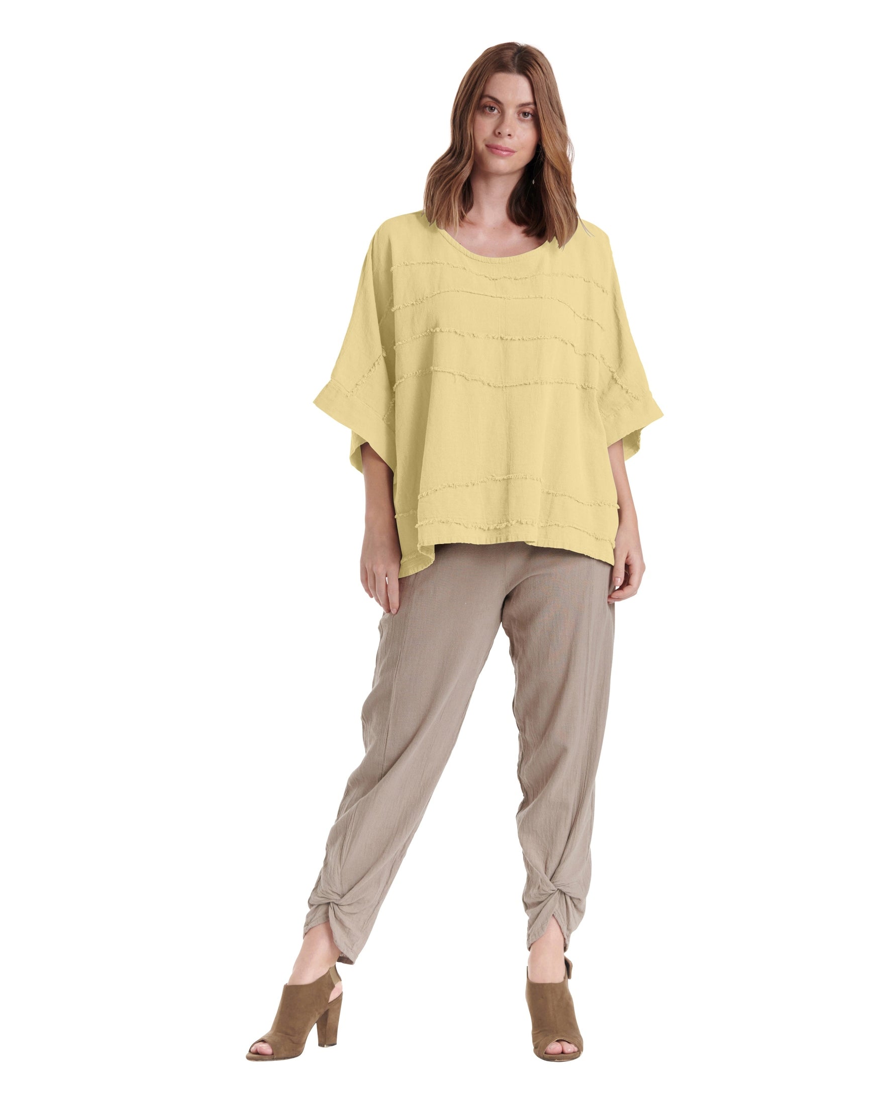 Horizon Cotton Gauze Blouse-Oh My Gauze