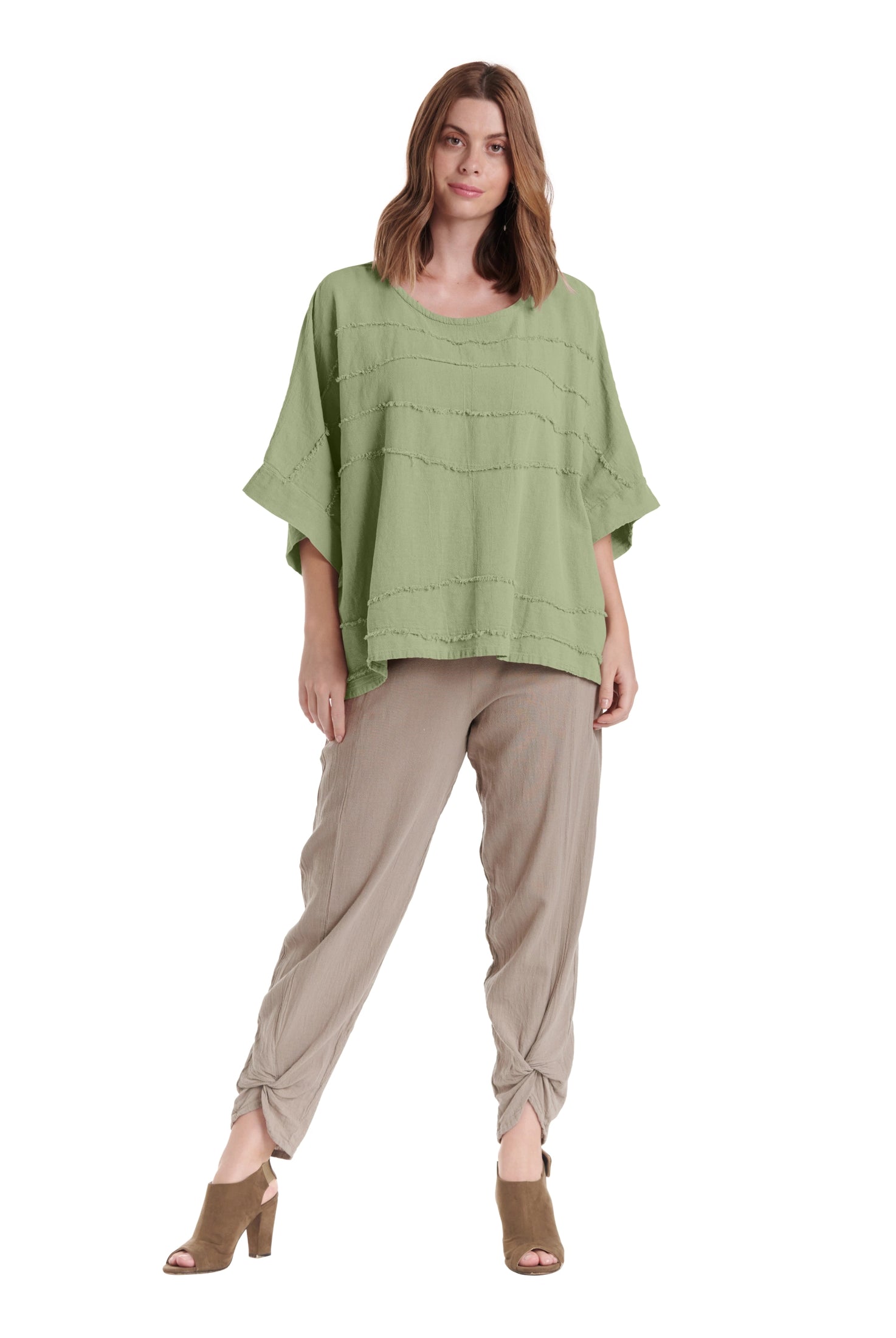 Horizon Cotton Gauze Blouse-Oh My Gauze
