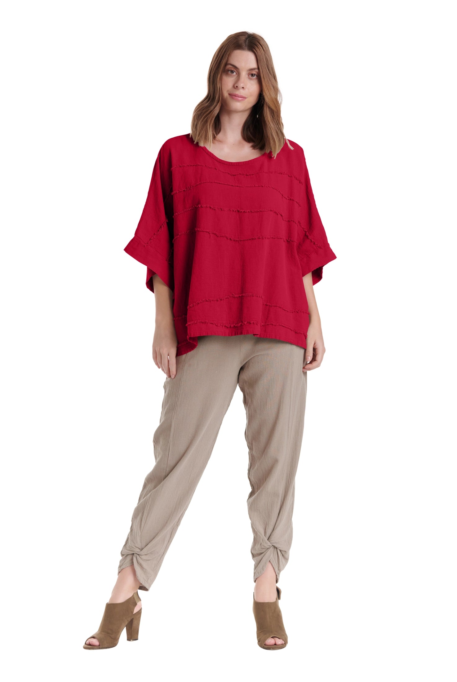 Horizon Cotton Gauze Blouse-Oh My Gauze