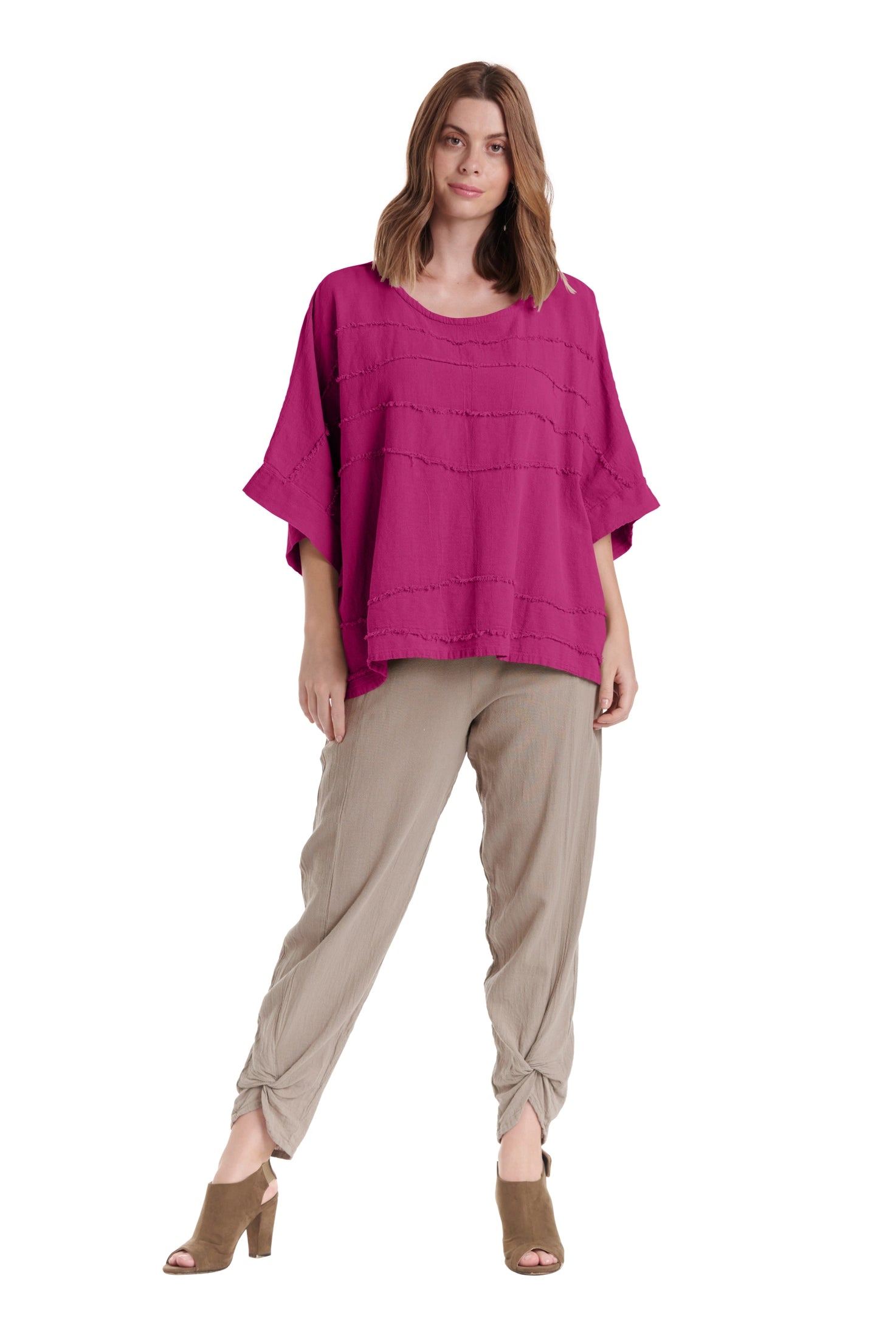 Horizon Cotton Gauze Blouse-Oh My Gauze