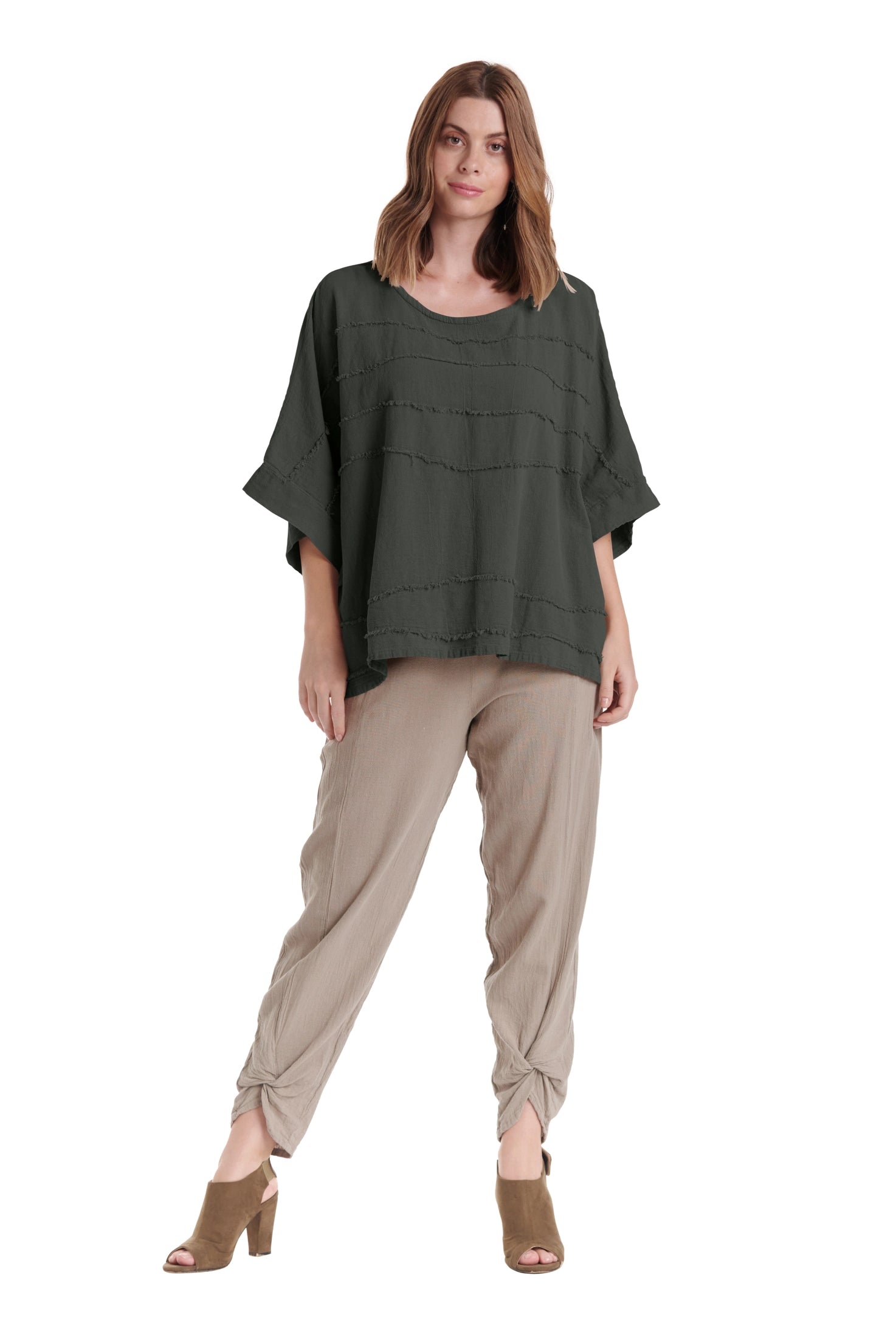 Horizon Cotton Gauze Blouse-Oh My Gauze