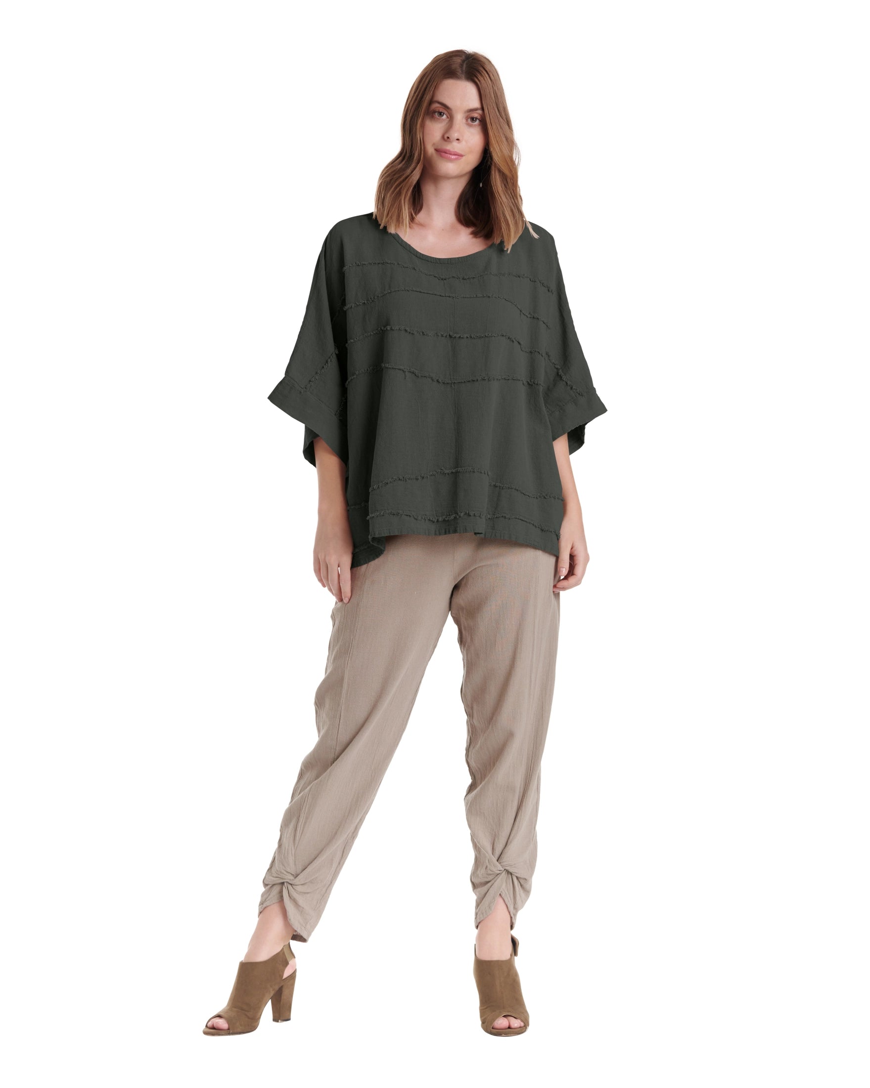 Horizon Cotton Gauze Blouse-Oh My Gauze