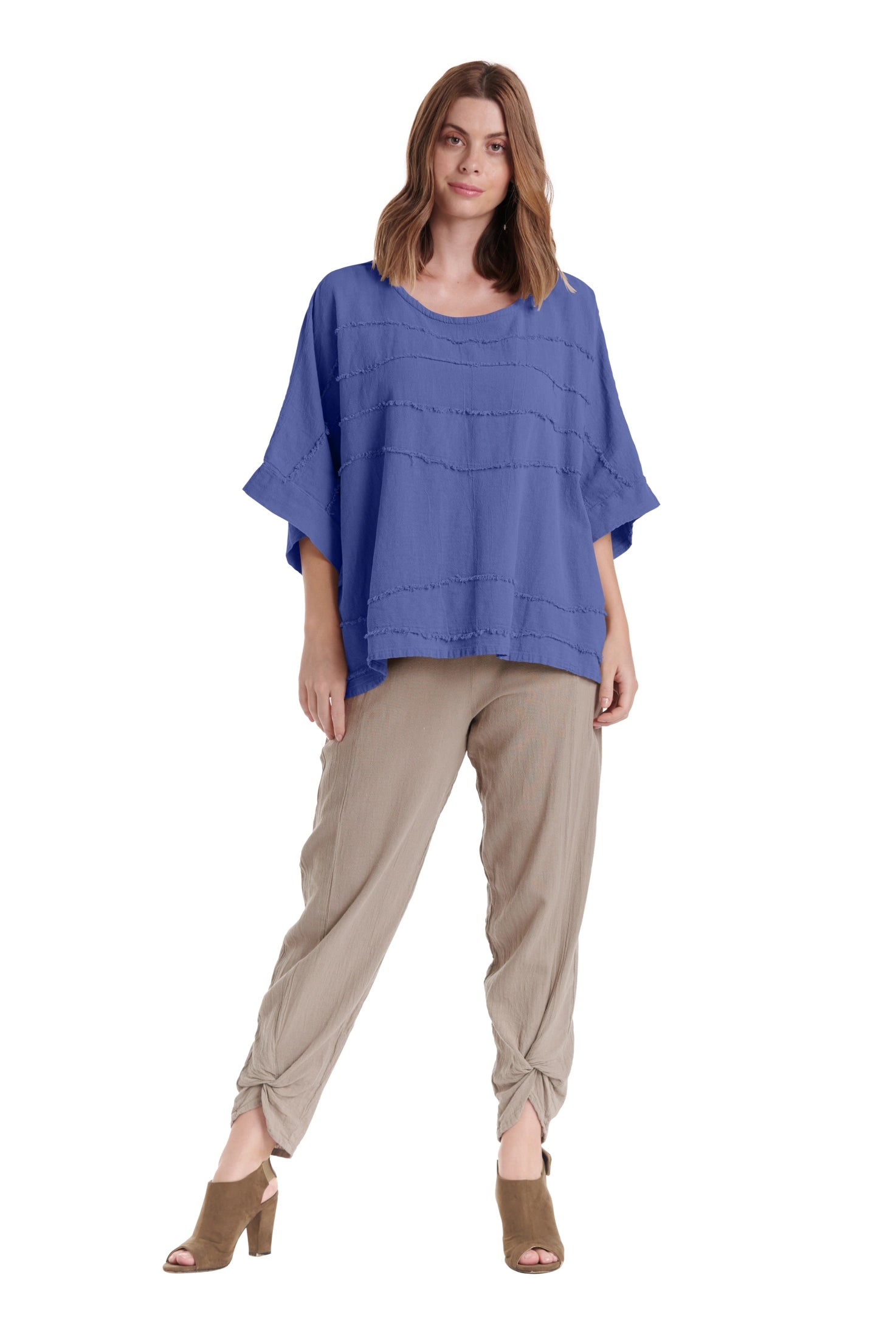 Horizon Cotton Gauze Blouse-Oh My Gauze