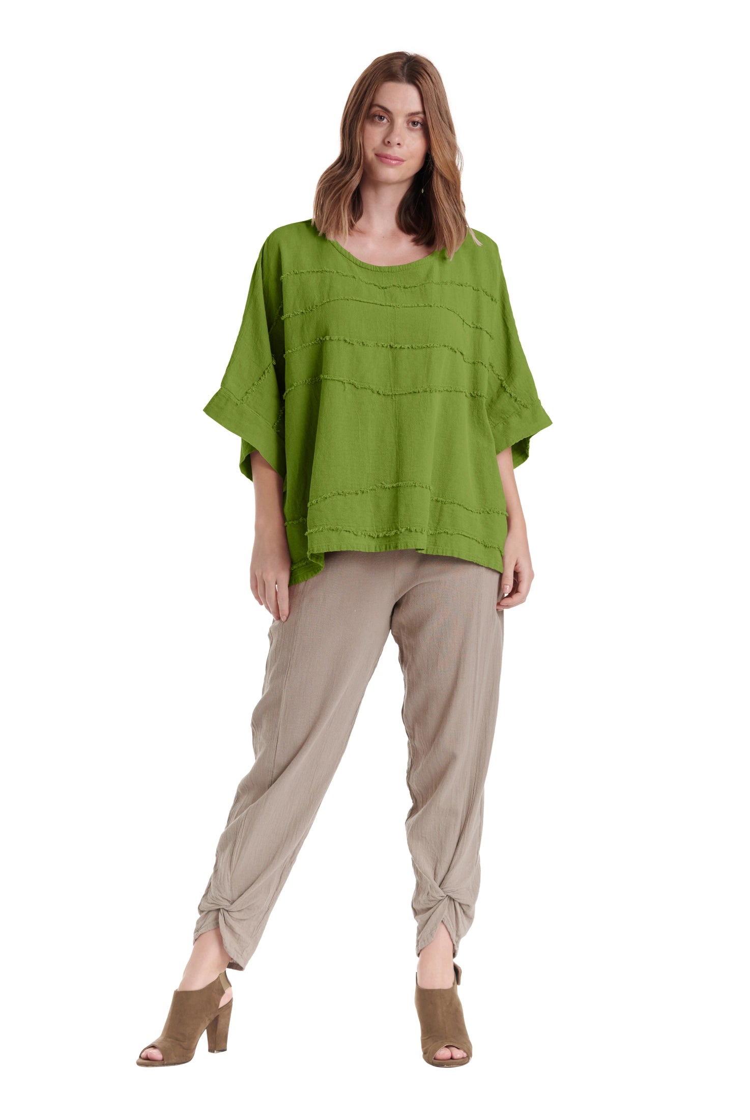 Horizon Cotton Gauze Blouse-Oh My Gauze