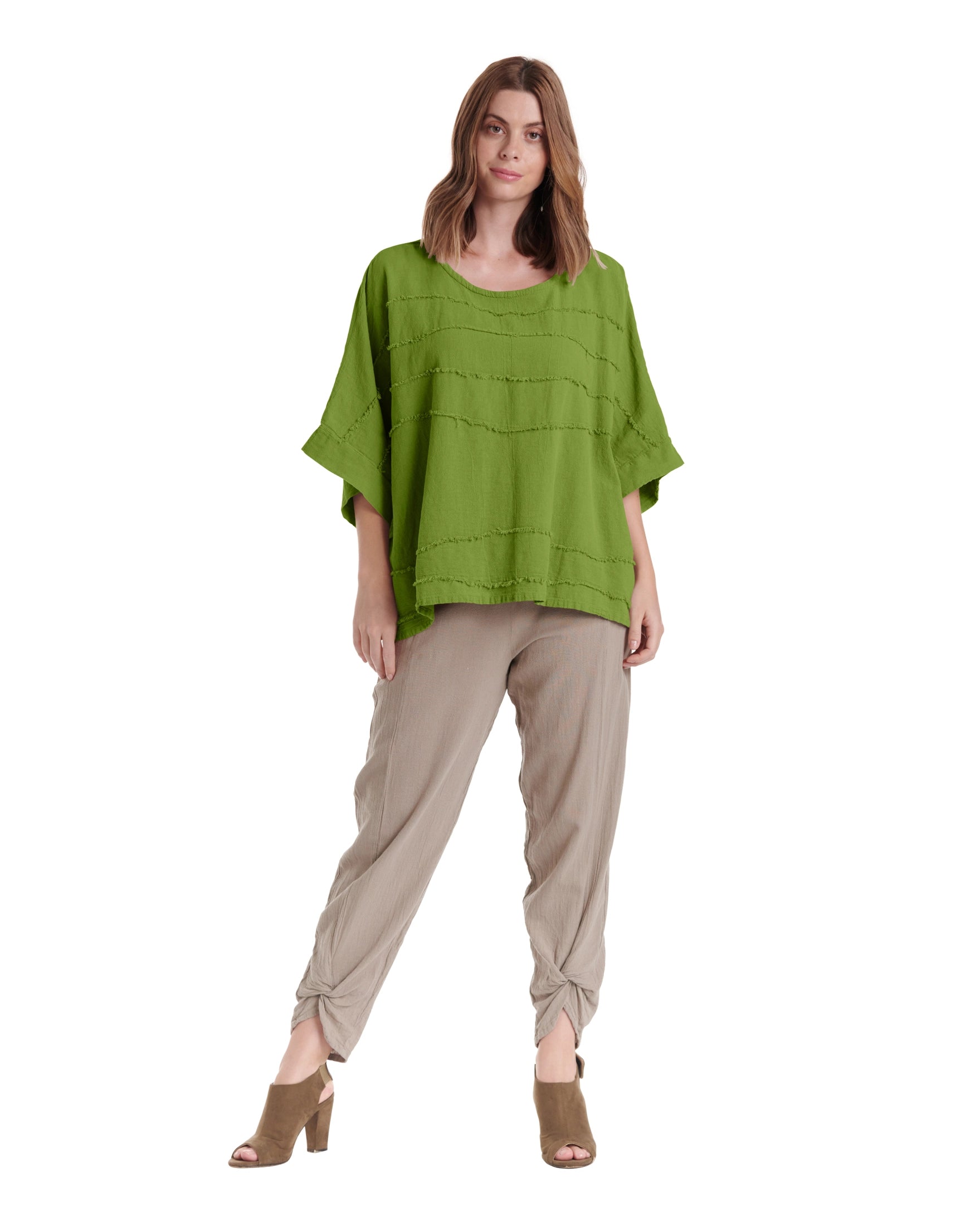 Horizon Cotton Gauze Blouse-Oh My Gauze