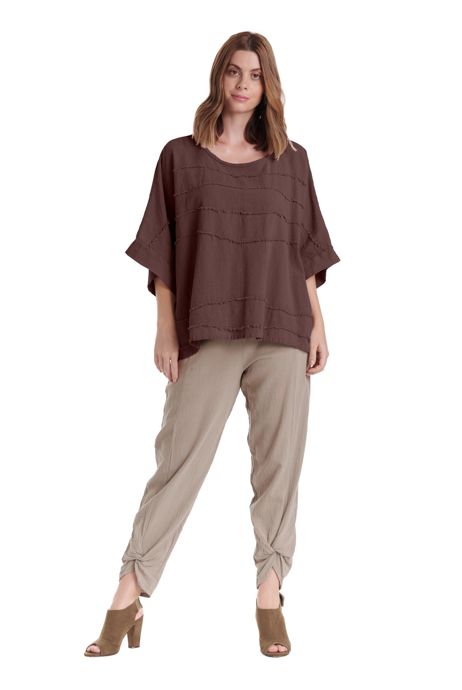 Horizon Cotton Gauze Blouse-Oh My Gauze