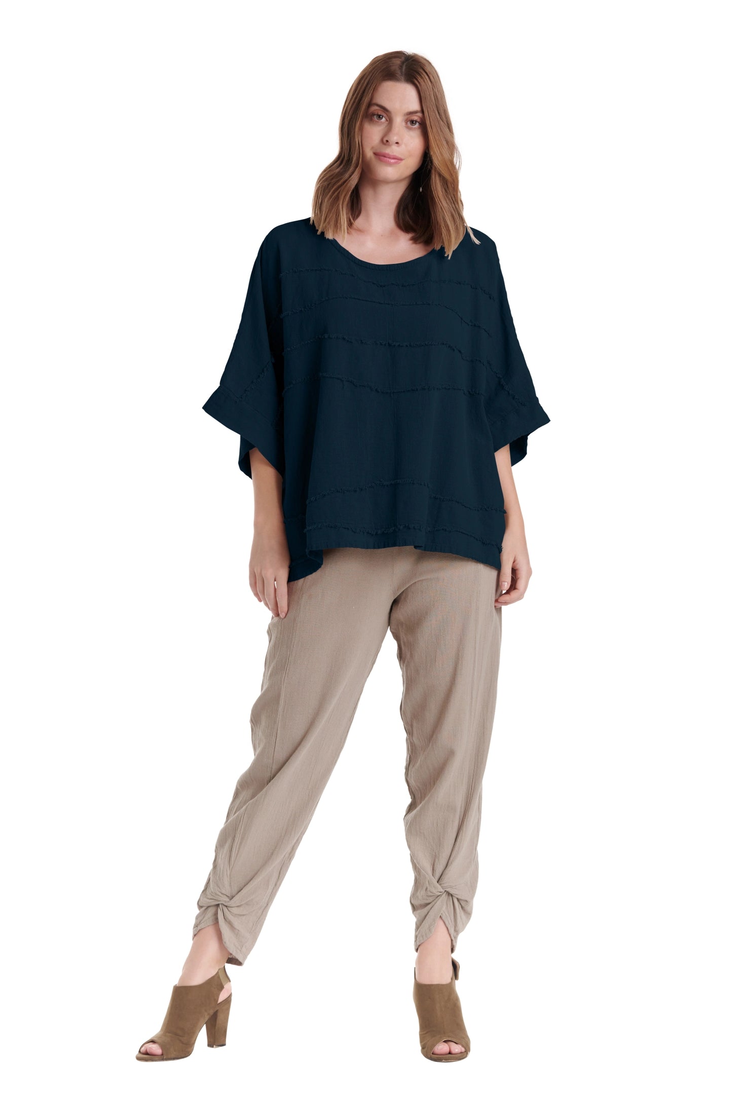 Horizon Cotton Gauze Blouse-Oh My Gauze
