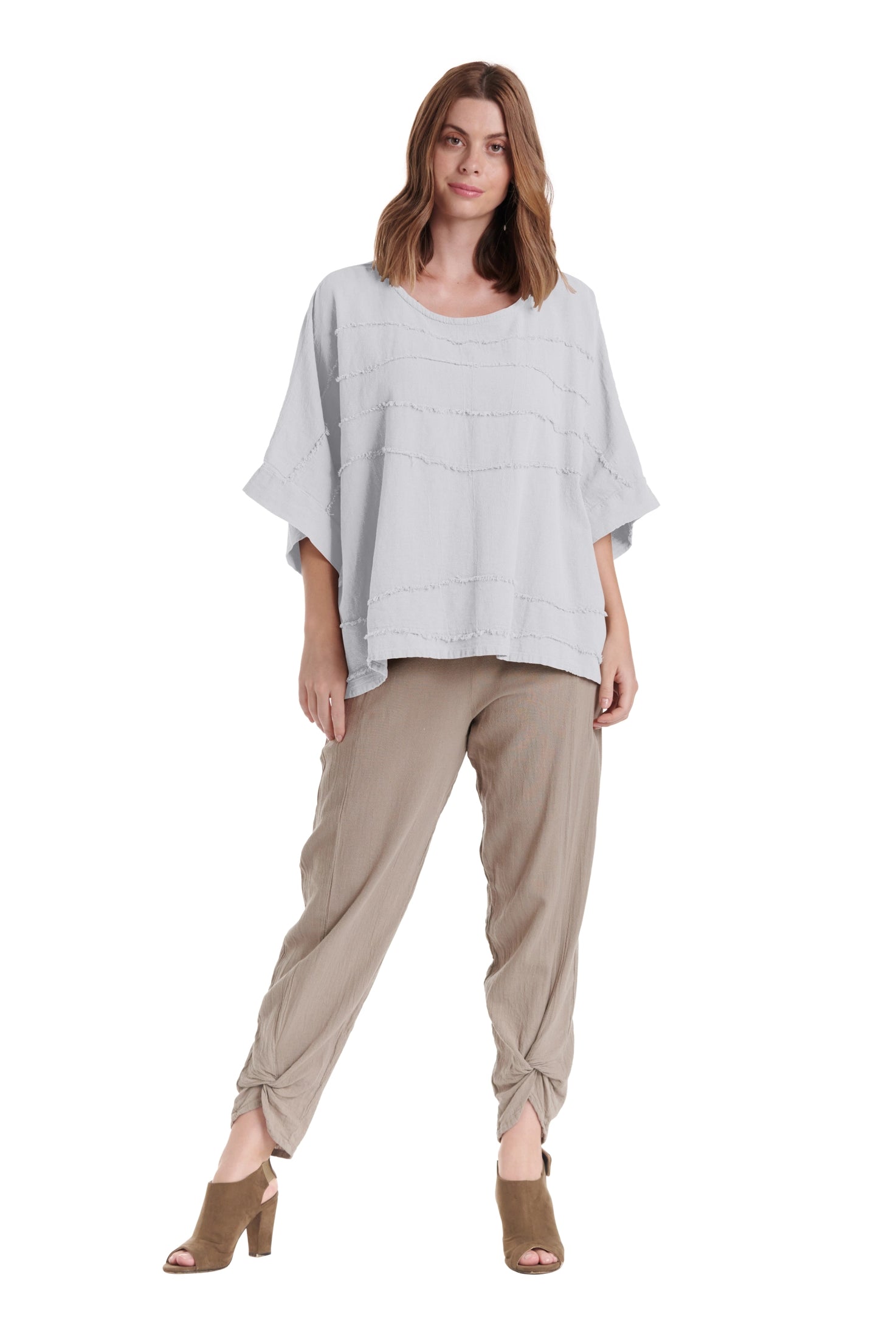 Horizon Cotton Gauze Blouse-Oh My Gauze