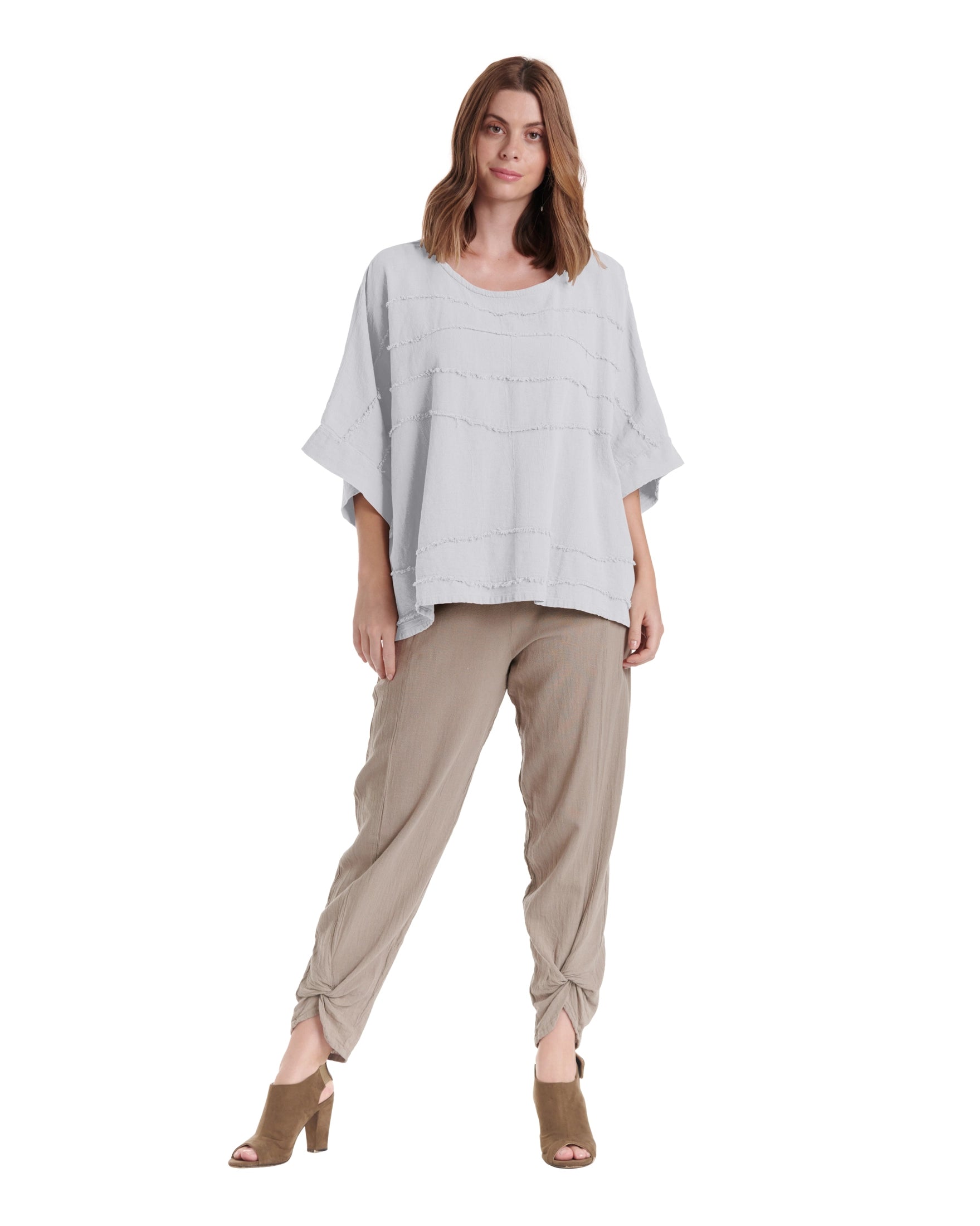 Horizon Cotton Gauze Blouse-Oh My Gauze