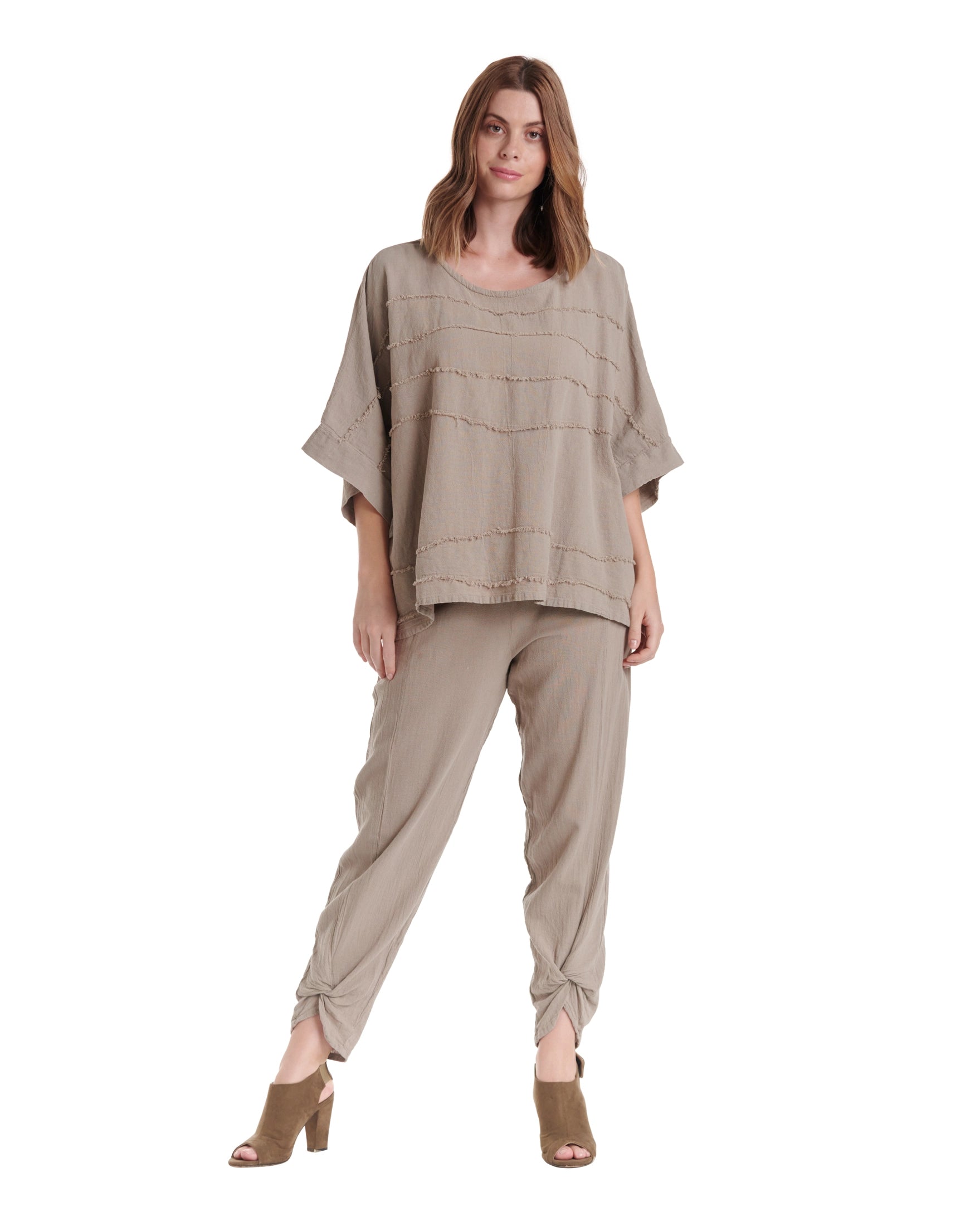 Horizon Cotton Gauze Blouse-Oh My Gauze