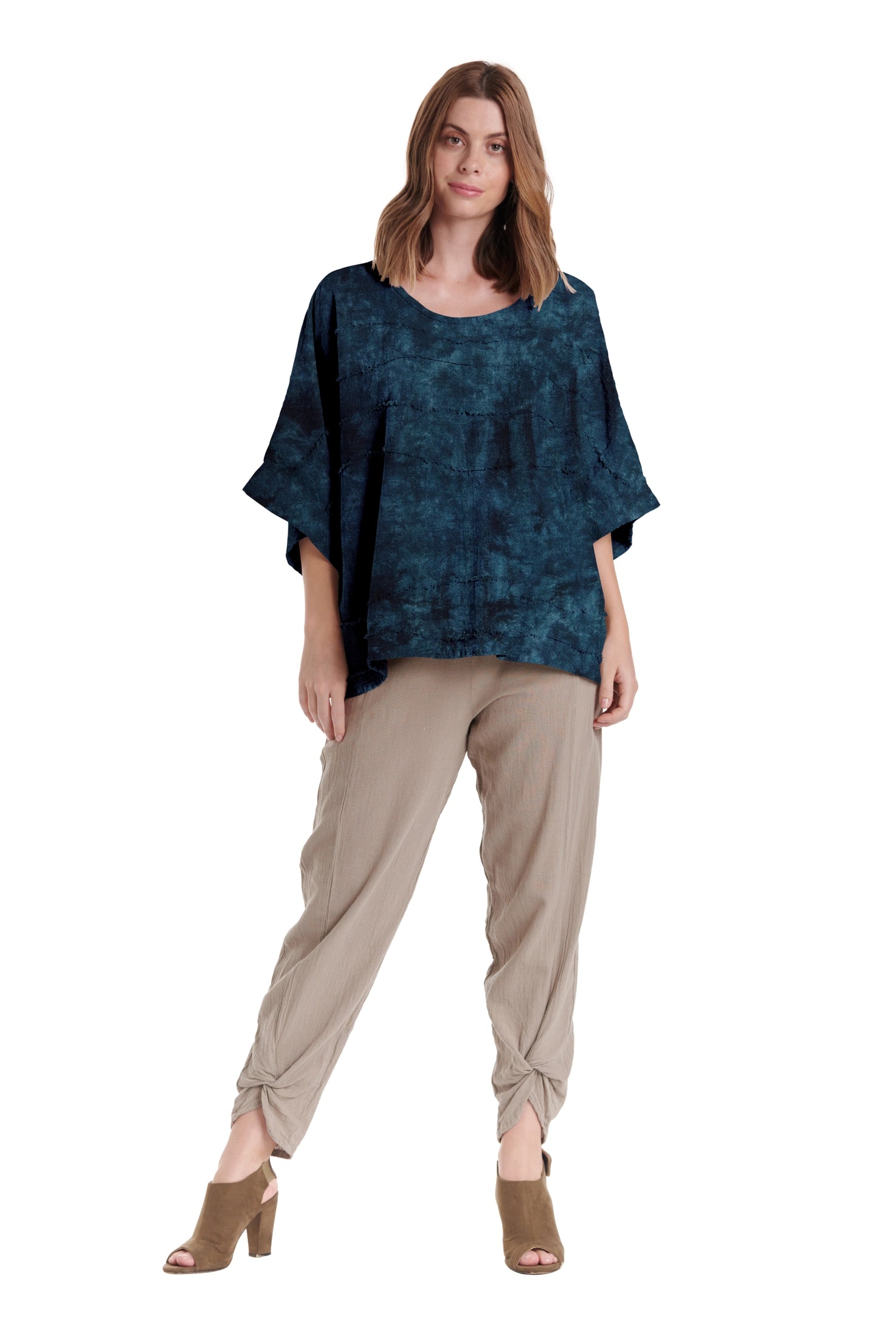 Horizon Cotton Gauze Blouse-Oh My Gauze