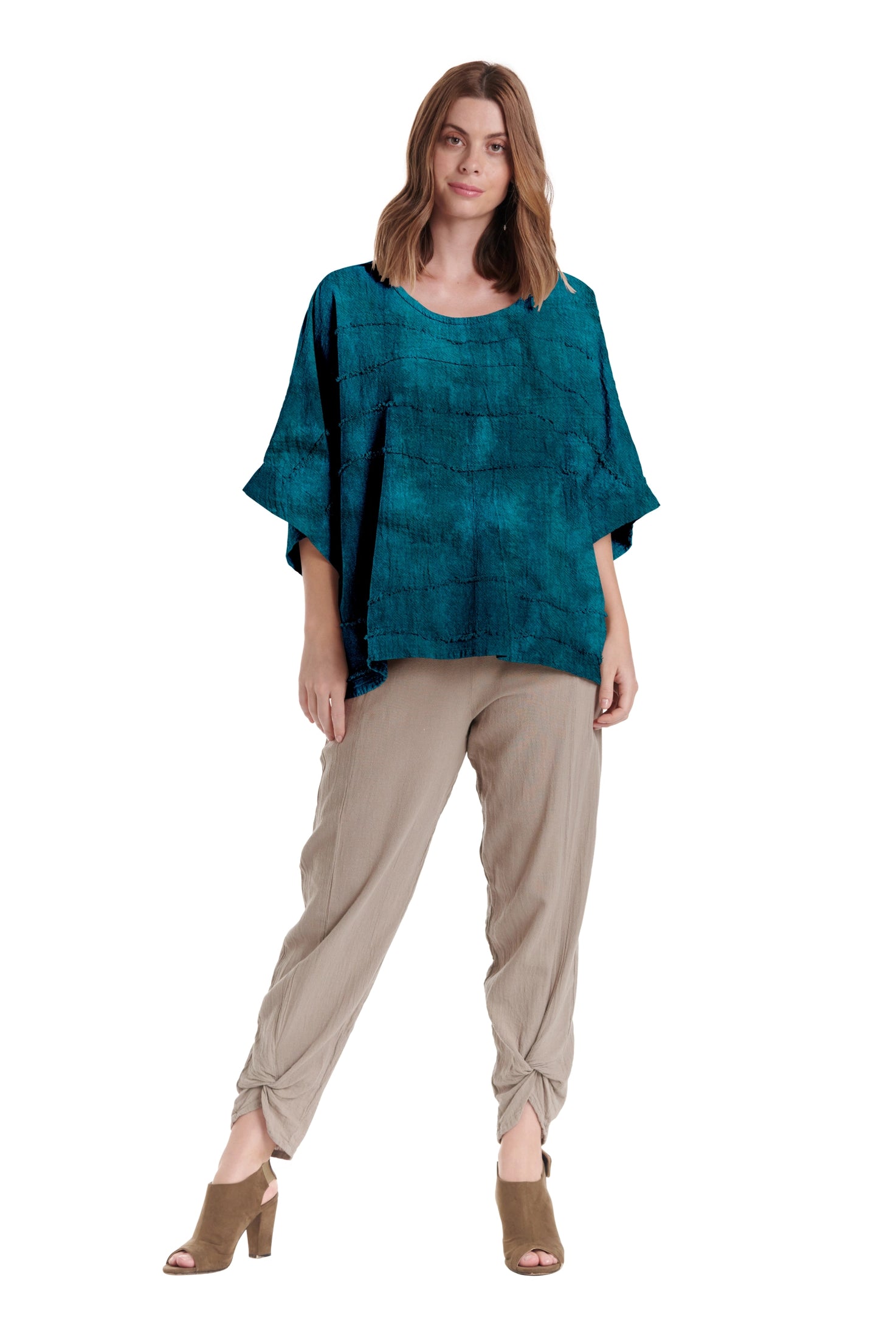 Horizon Cotton Gauze Blouse-Oh My Gauze