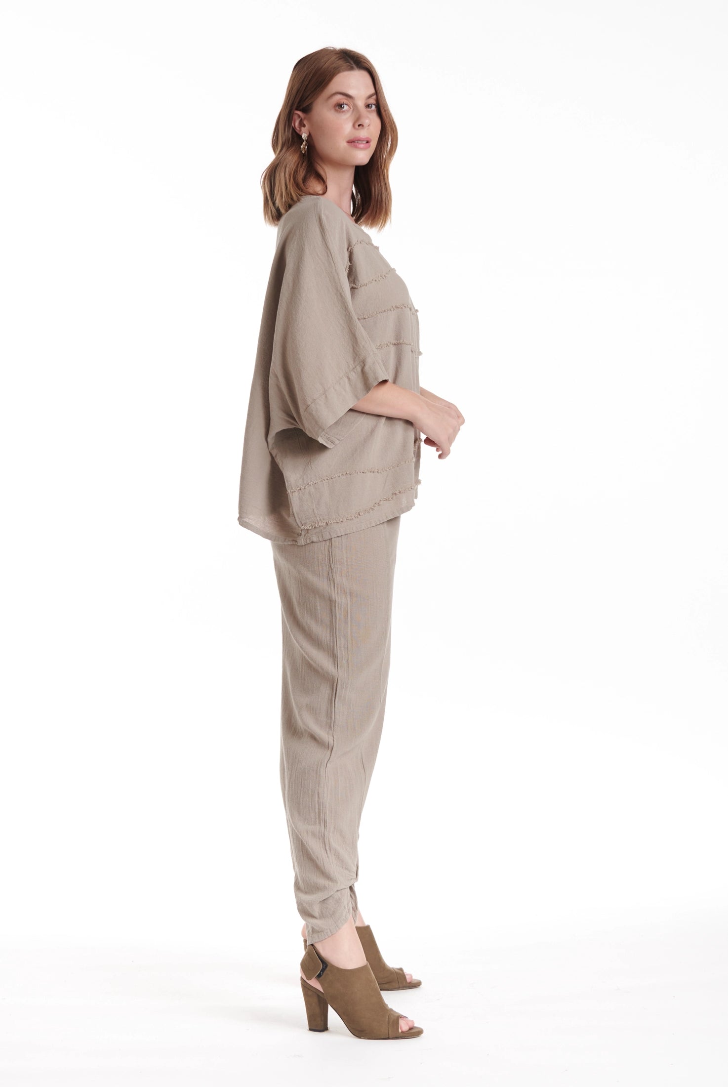 Horizon Cotton Gauze Blouse-Oh My Gauze