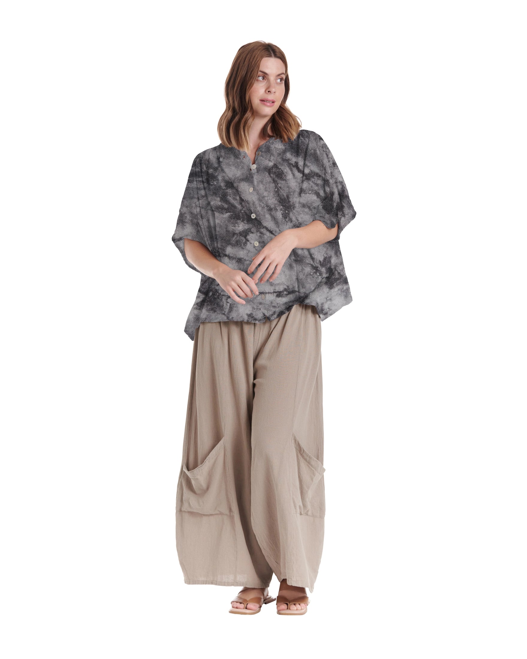 Ines Cotton Gauze Blouse – New Arrival-Oh My Gauze