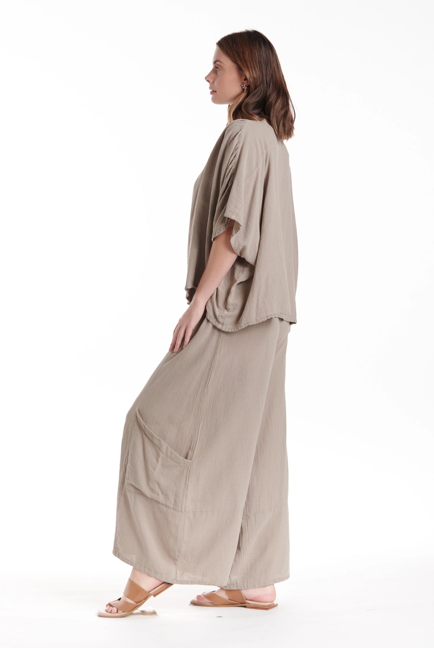 Ines Cotton Gauze Blouse – New Arrival-Oh My Gauze