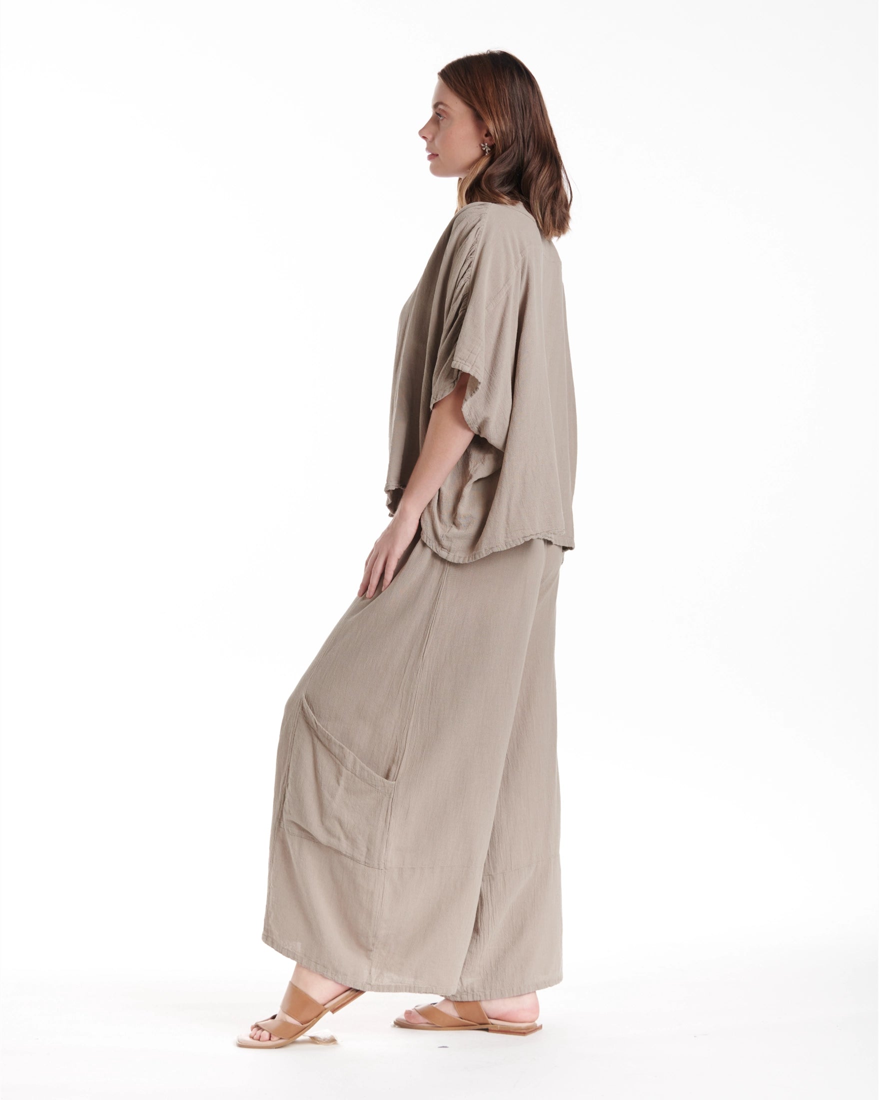 Ines Cotton Gauze Blouse – New Arrival-Oh My Gauze