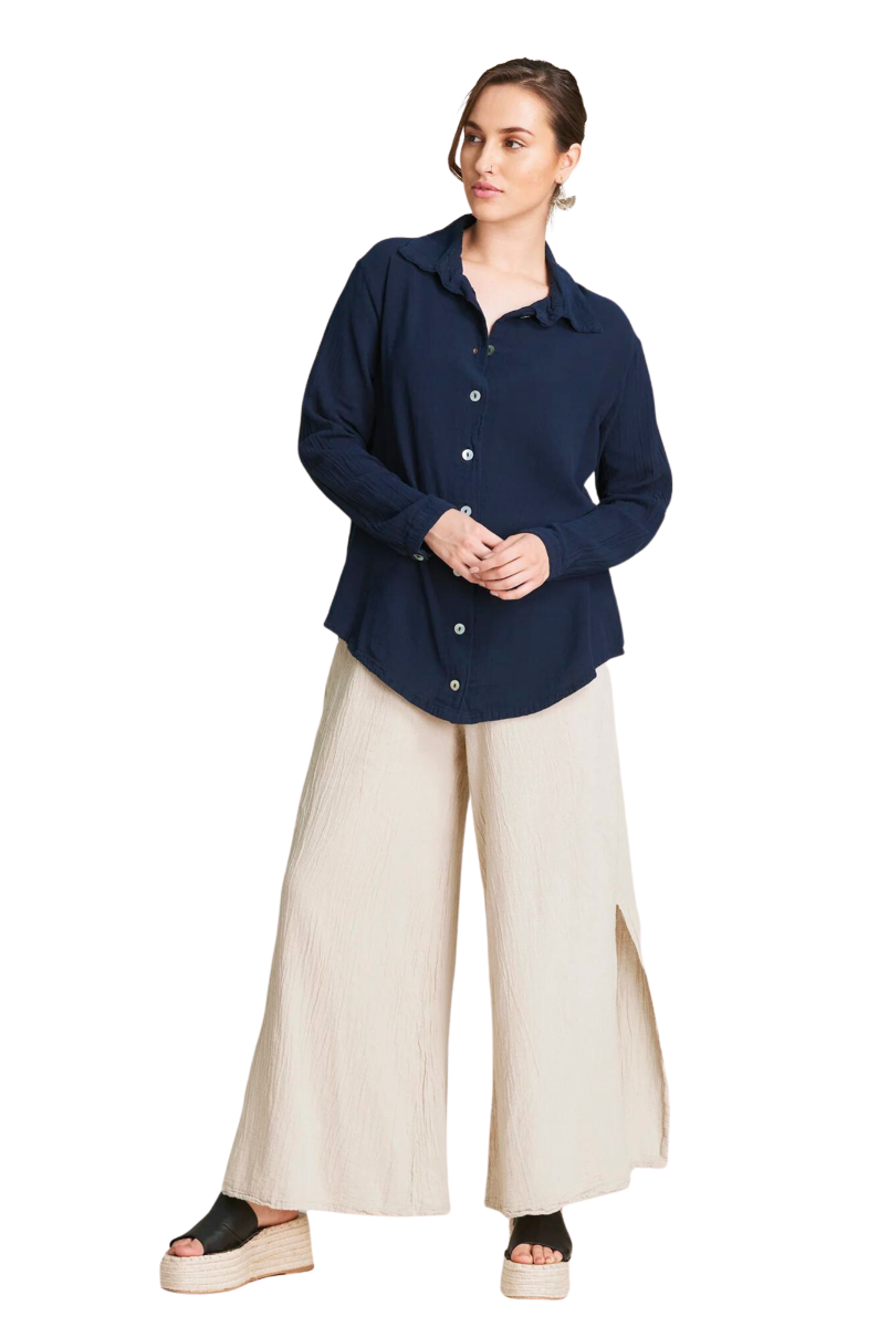 Josephine Cotton Gauze Blouse - Final Sale-Oh My Gauze