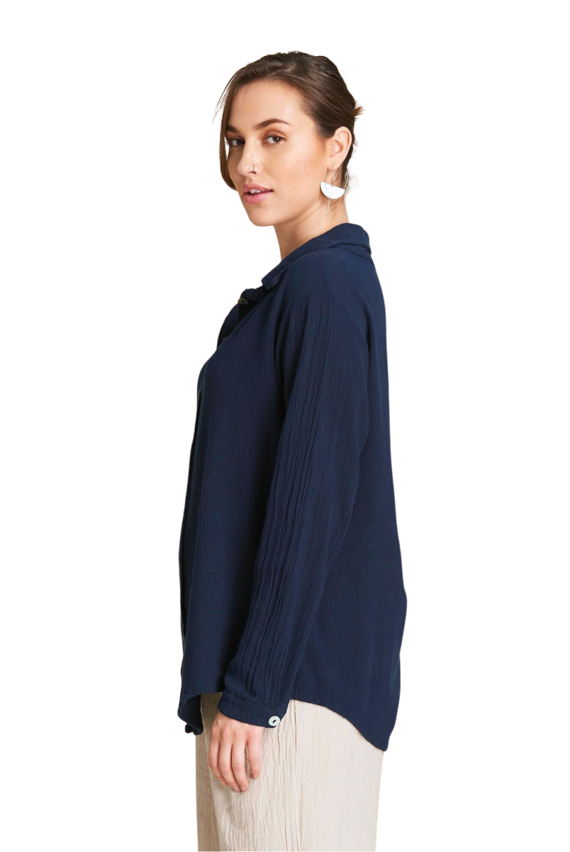 Josephine Cotton Gauze Blouse - Final Sale-Oh My Gauze