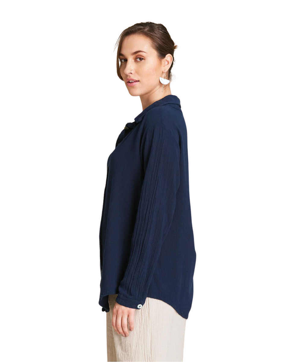 Josephine Cotton Gauze Blouse – Final Sale-Oh My Gauze