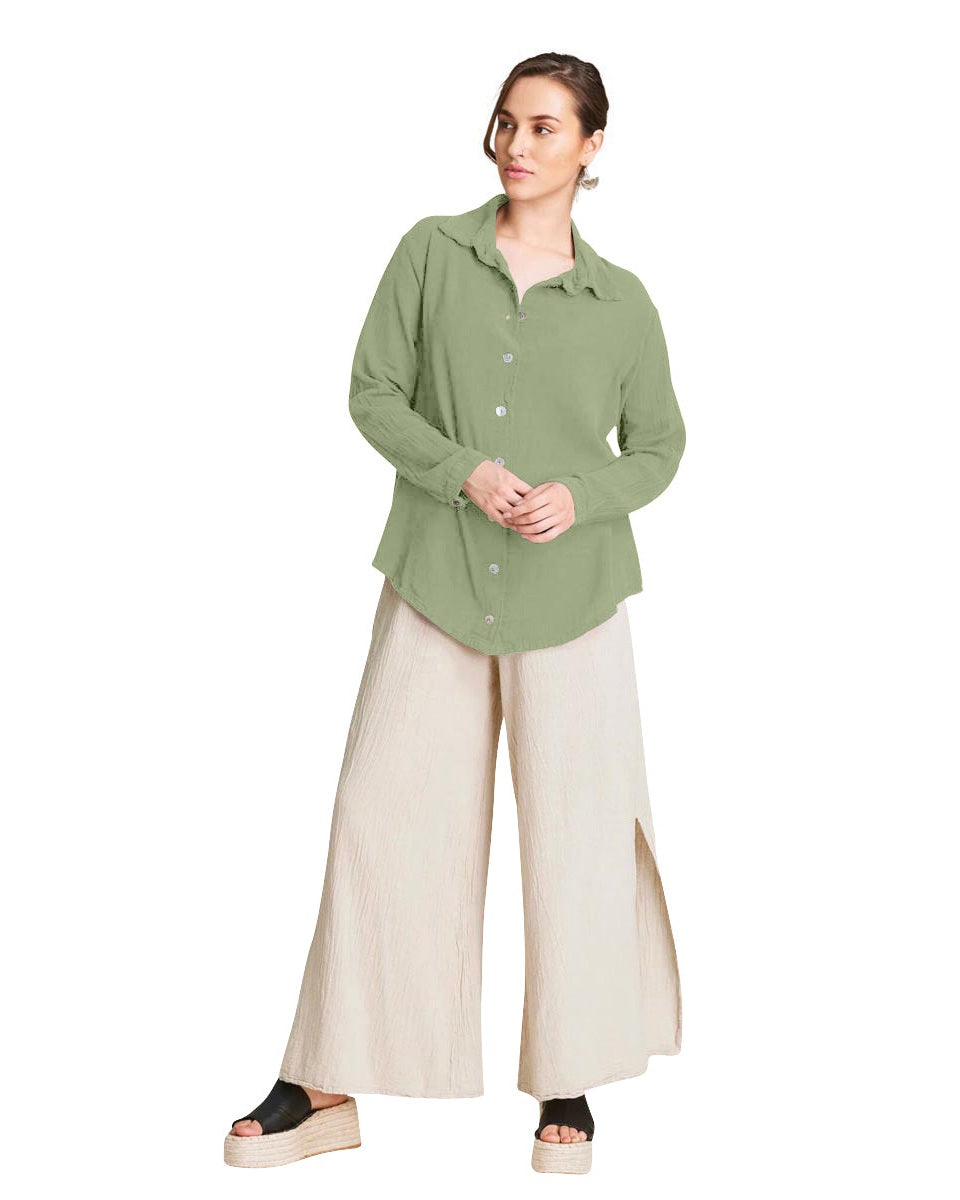 Josephine Cotton Gauze Blouse – Final Sale-Oh My Gauze