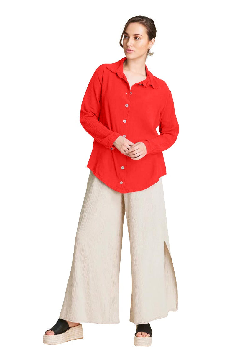 Josephine Cotton Gauze Blouse – Final Sale-Oh My Gauze