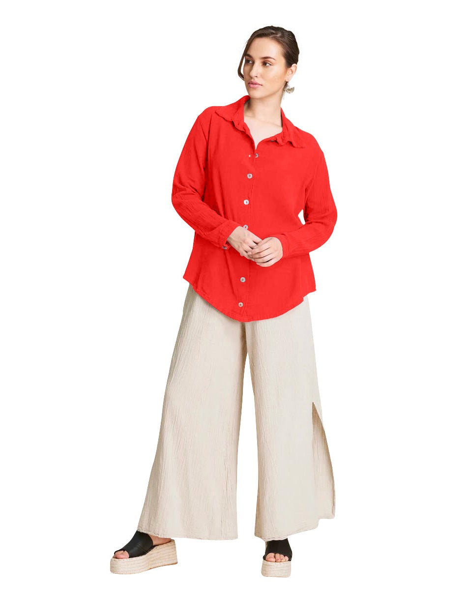 Josephine Cotton Gauze Blouse – Final Sale-Oh My Gauze