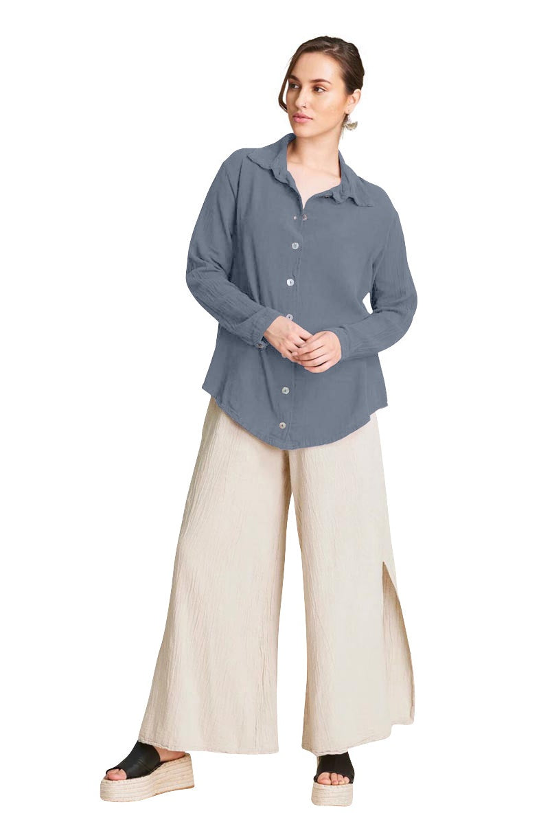 Josephine Cotton Gauze Blouse – Final Sale-Oh My Gauze