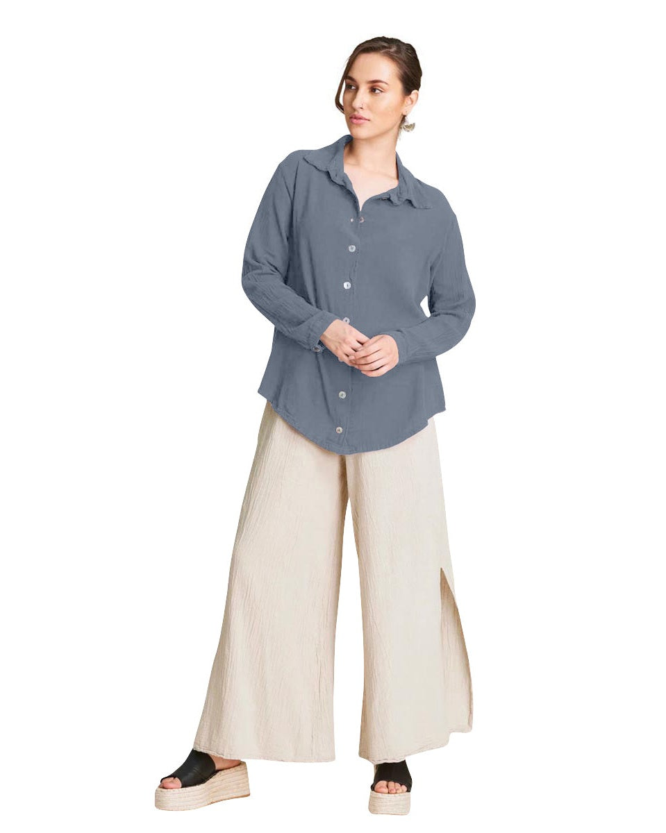 Josephine Cotton Gauze Blouse – Final Sale-Oh My Gauze