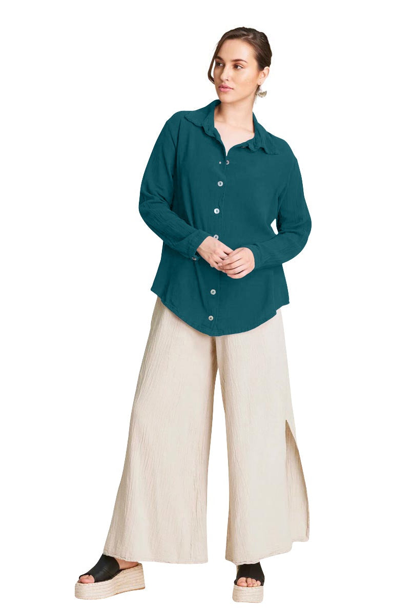 Josephine Cotton Gauze Blouse – Final Sale-Oh My Gauze