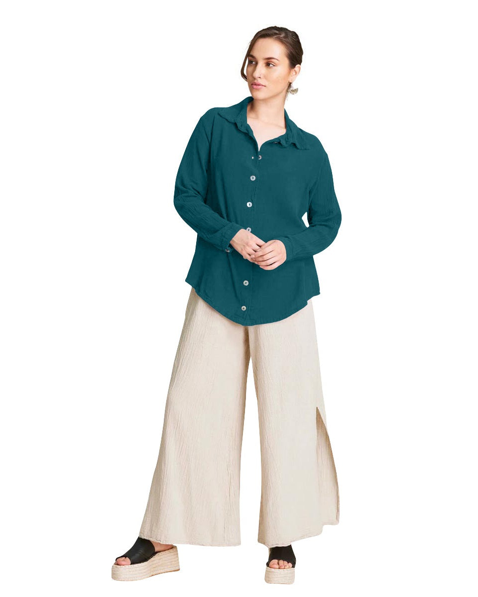 Josephine Cotton Gauze Blouse – Final Sale-Oh My Gauze