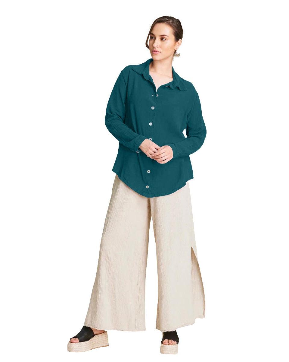 Josephine Cotton Gauze Blouse – Final Sale-Oh My Gauze