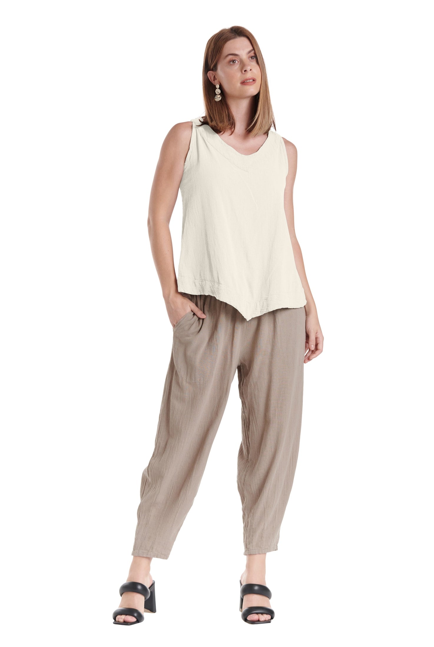 Julia Cotton Gauze Blouse-Oh My Gauze