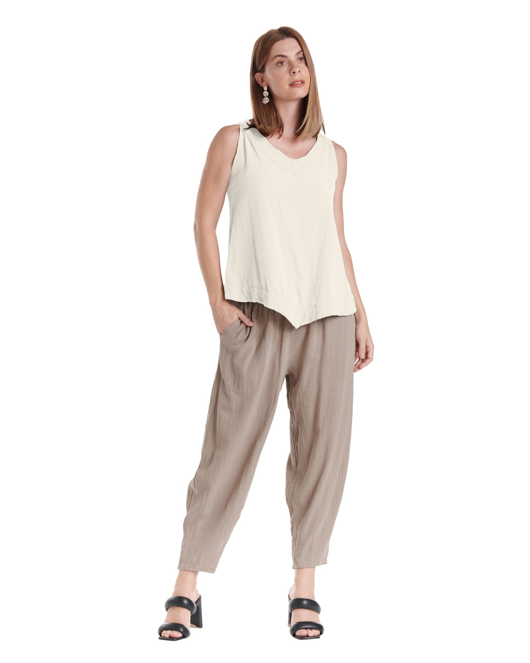 Julia Cotton Gauze Blouse-Oh My Gauze